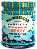 Walkerswood Solomon Gundy, a delicious but seriously spicy, smoked fish pate.
