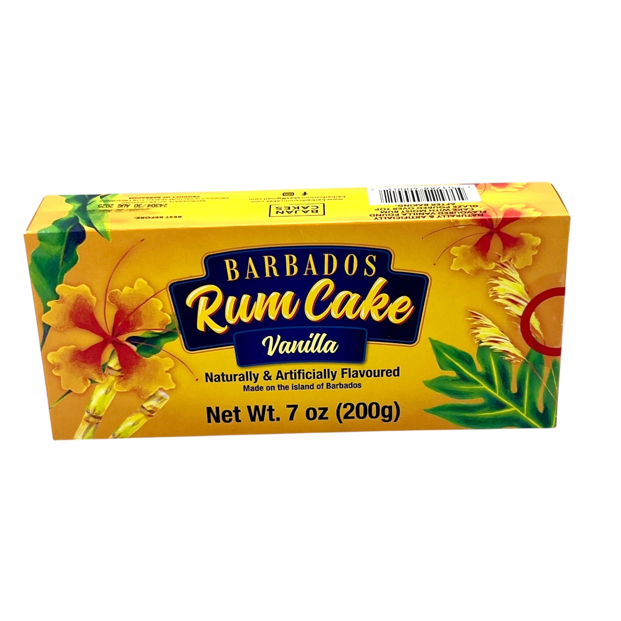Barbados Rum Cake 7 Oz.