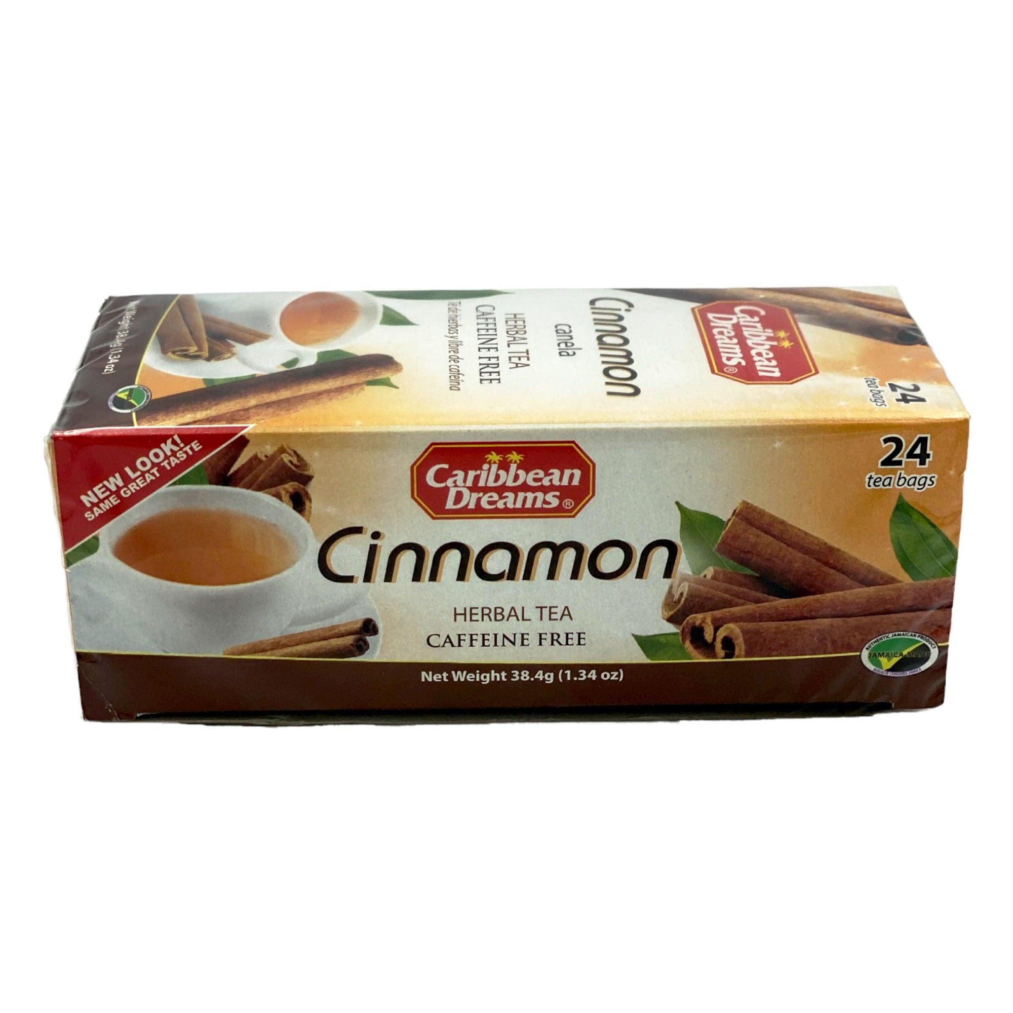 CARIBBEAN DREAMS CINNAMON TEA 24 TEA BAGS - 38.4G (1.34OZ)