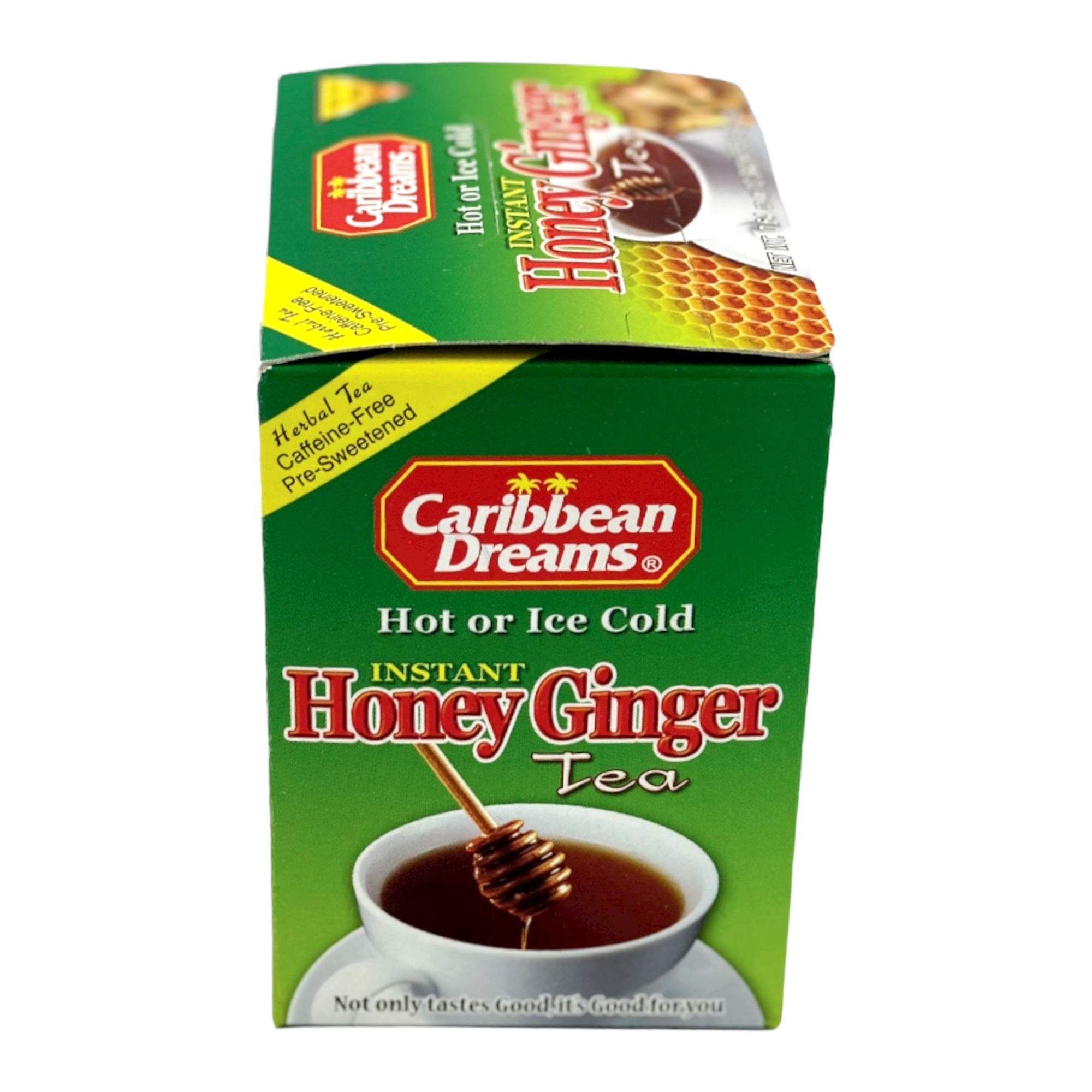 CARIBBEAN DREAMS INSTANT HONEY GINGER TEA 6.42 OZ (10 PACKS)