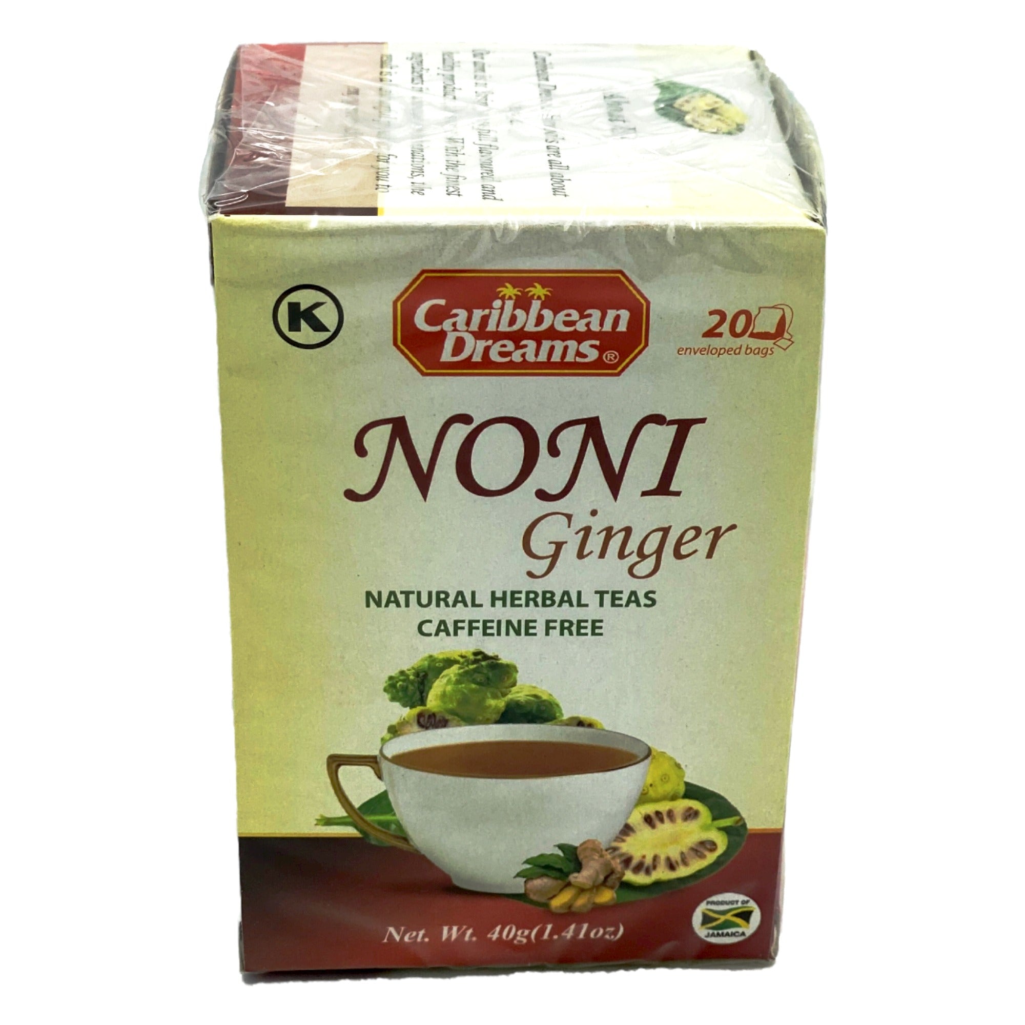 CARIBBEAN DREAMS NONI-GINGER TEA 40G