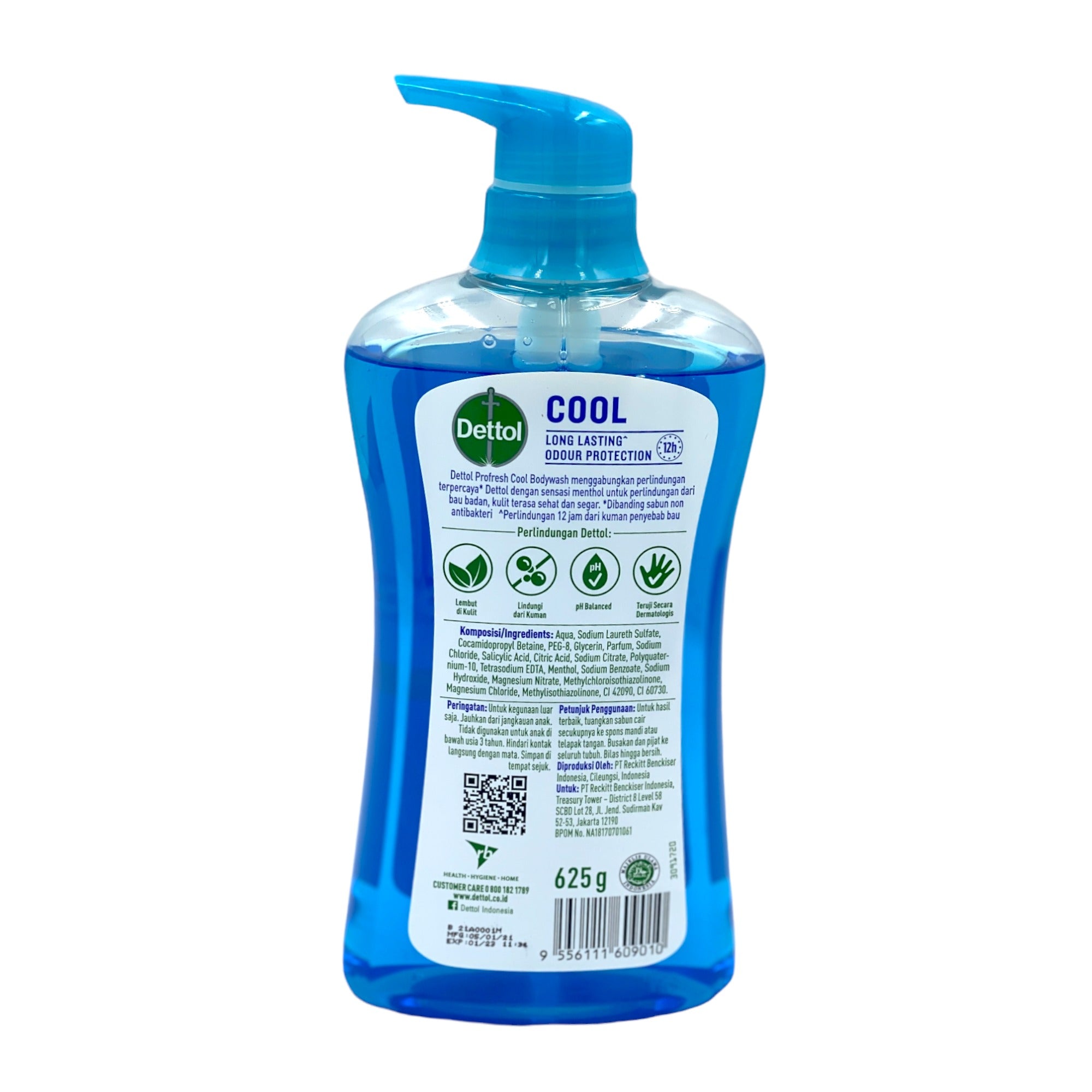 DETTOL ANTIBACTERIAL BODY WASH - COOL 22 OZ