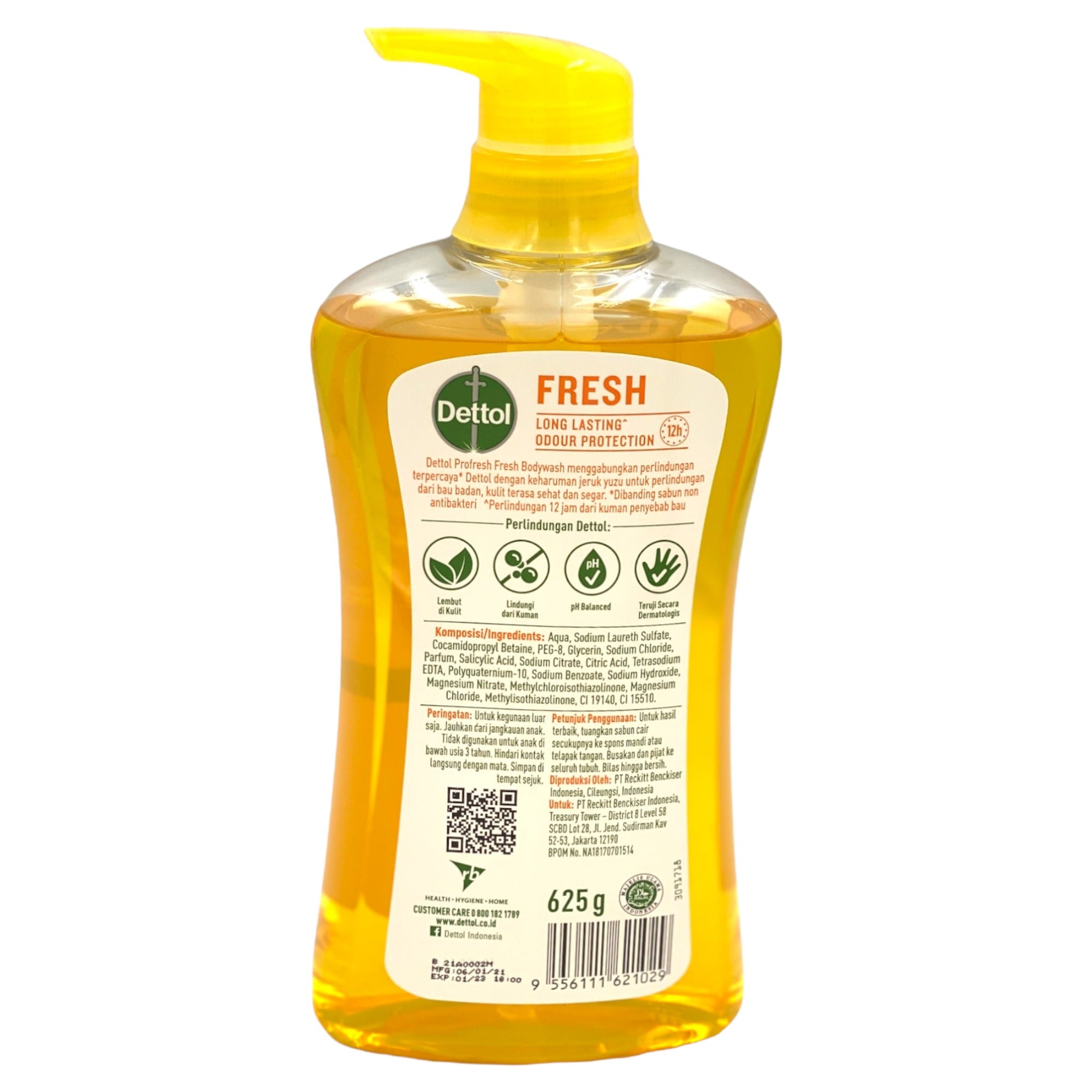 DETTOL BODY WASH SHOWER GEL - FRESH 22 OZ
