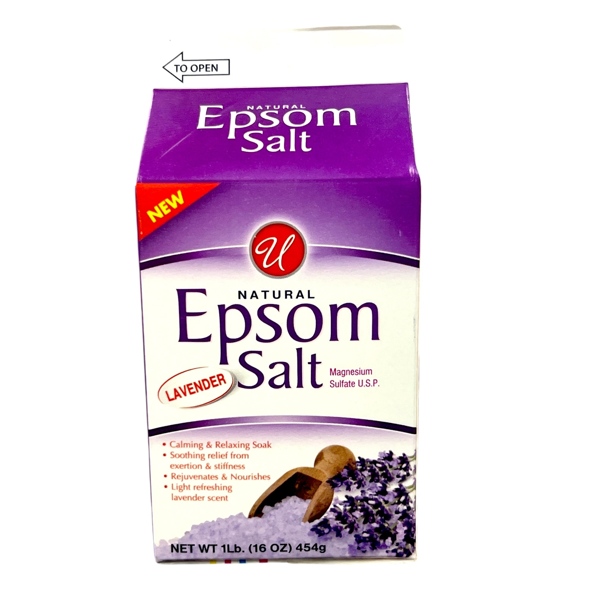 Epsom Lavender Salt 16 Oz