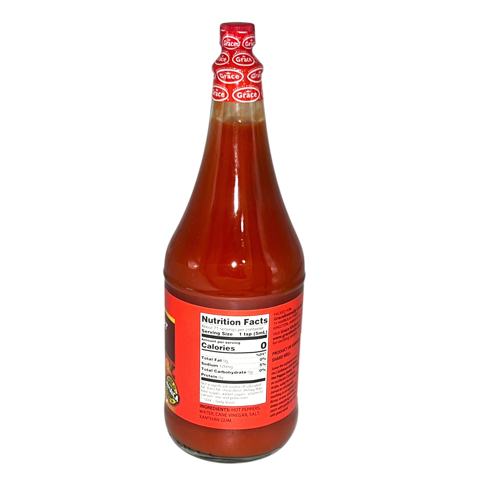Grace Hot Pepper Sauce 12 Oz