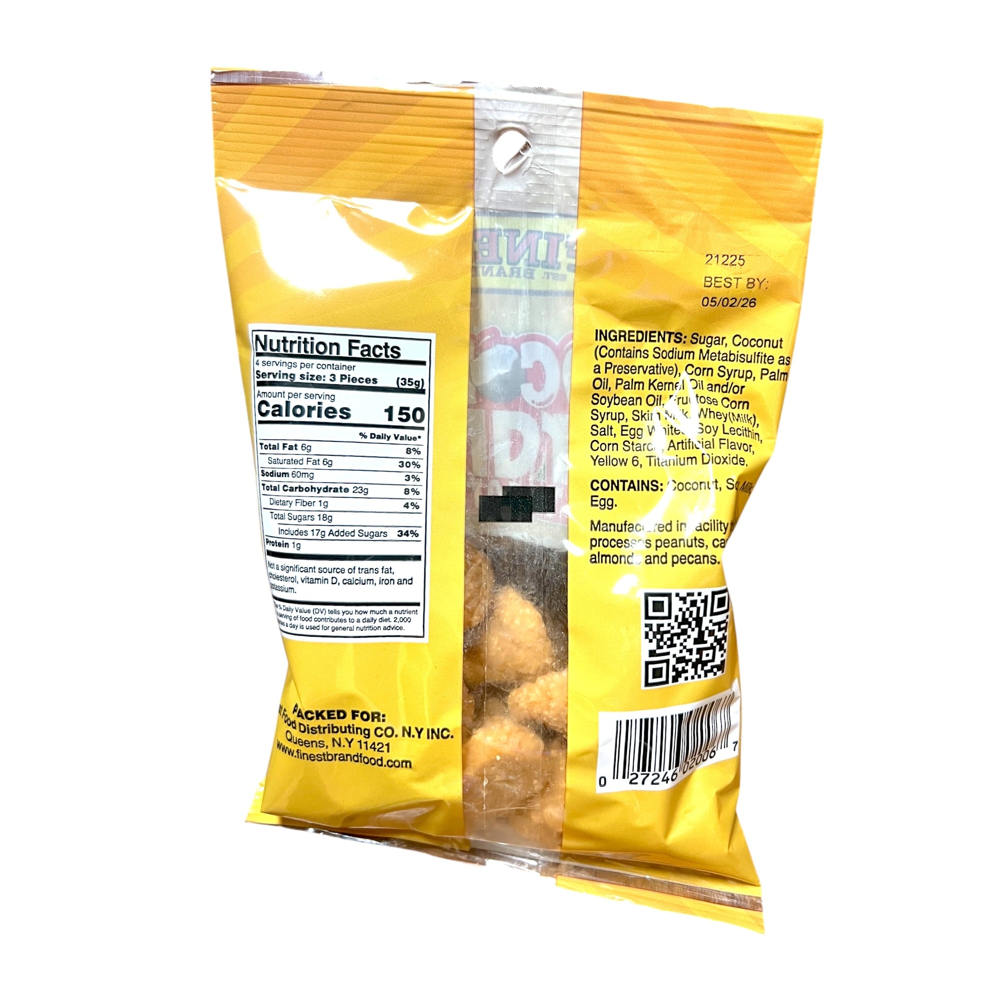 Finest Brand Caramel Coconut Treats 6 Oz.