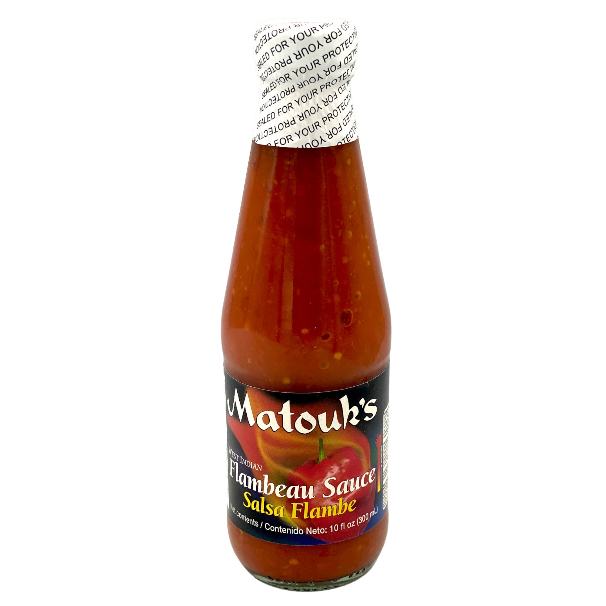 MATOUK'S FLAMBEAU HOT SAUCE 10 OZ.