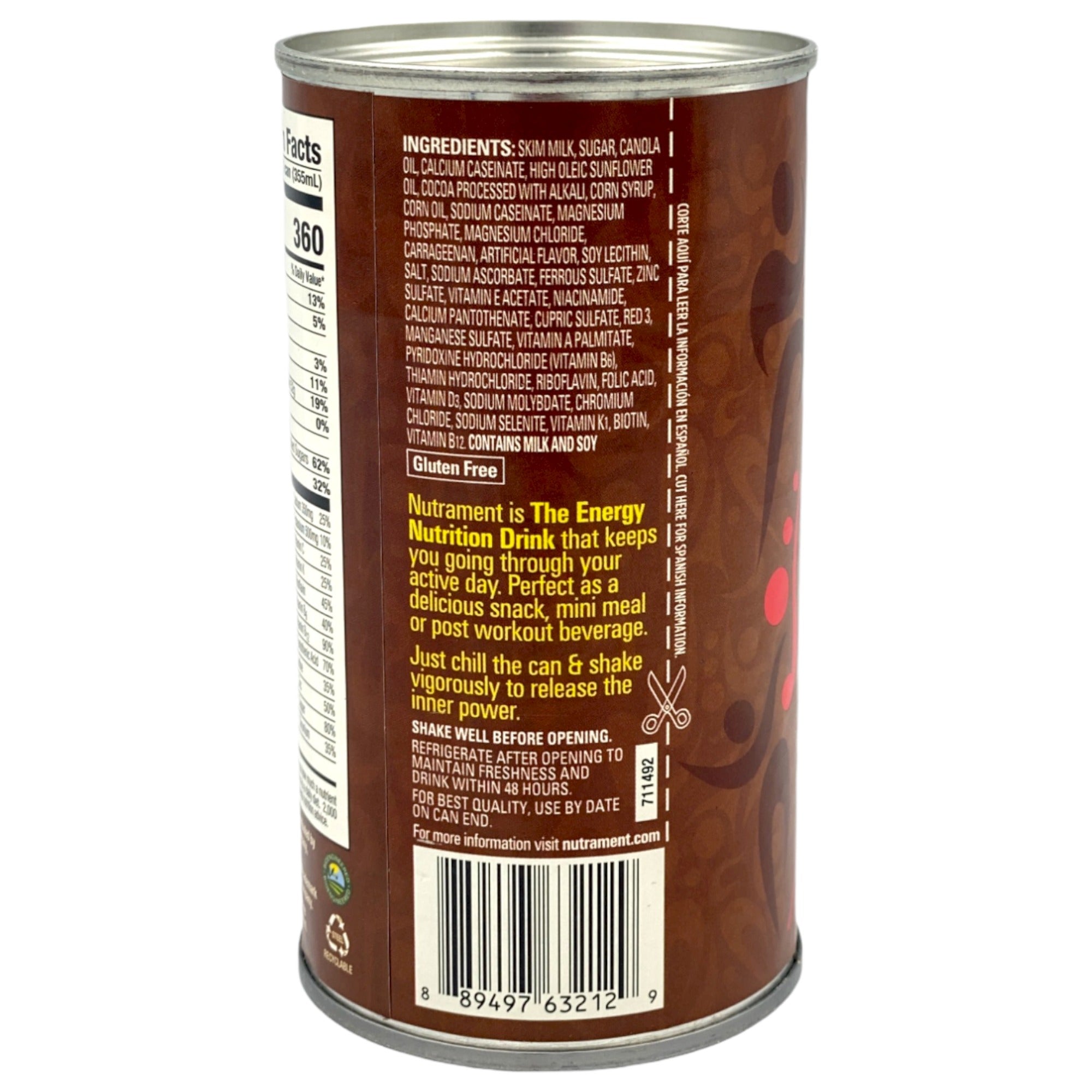 NUTRAMENT CHOCOLATE 12 FL OZ
