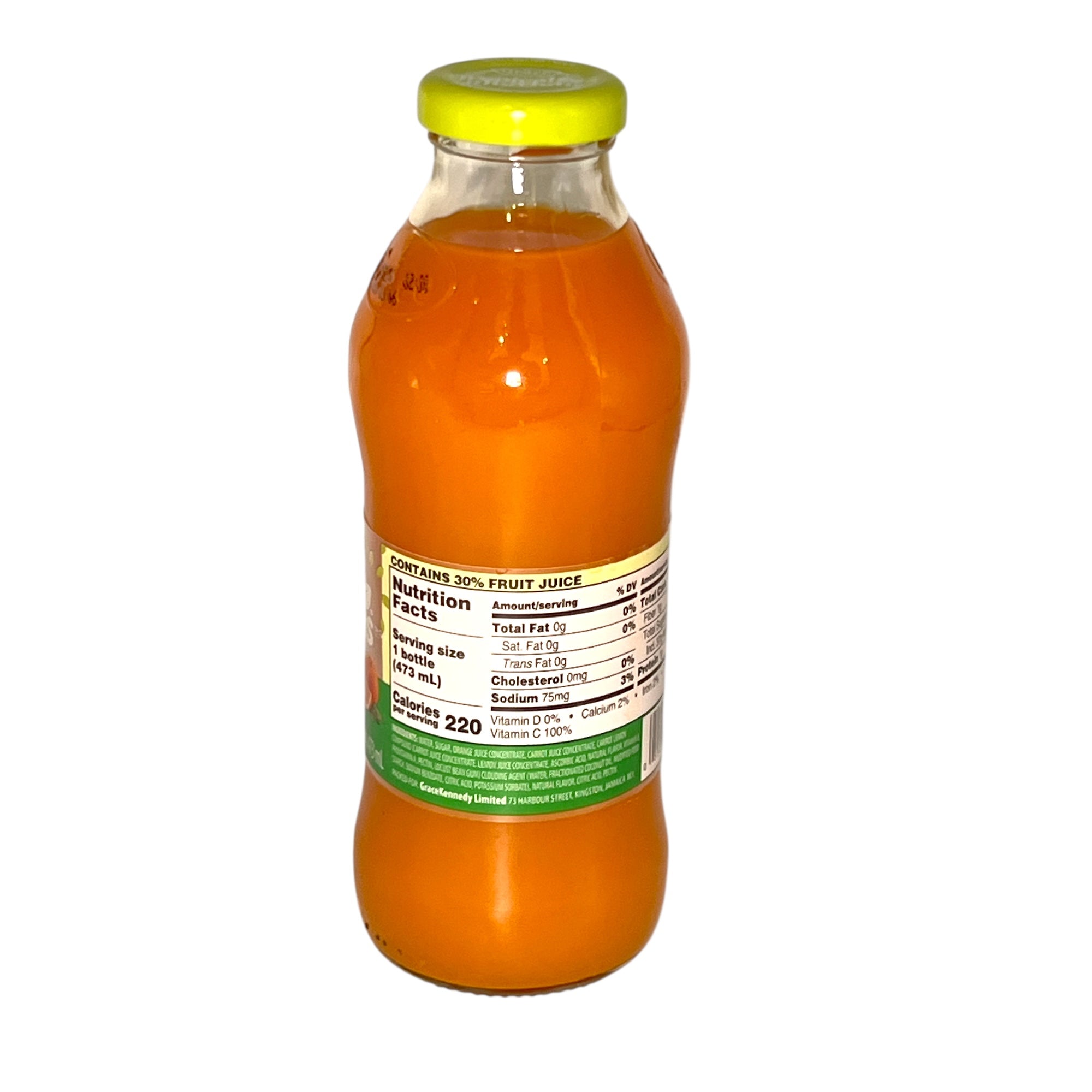 Grace Tropical Rhythms Orange Carrot 16 Fl Oz.