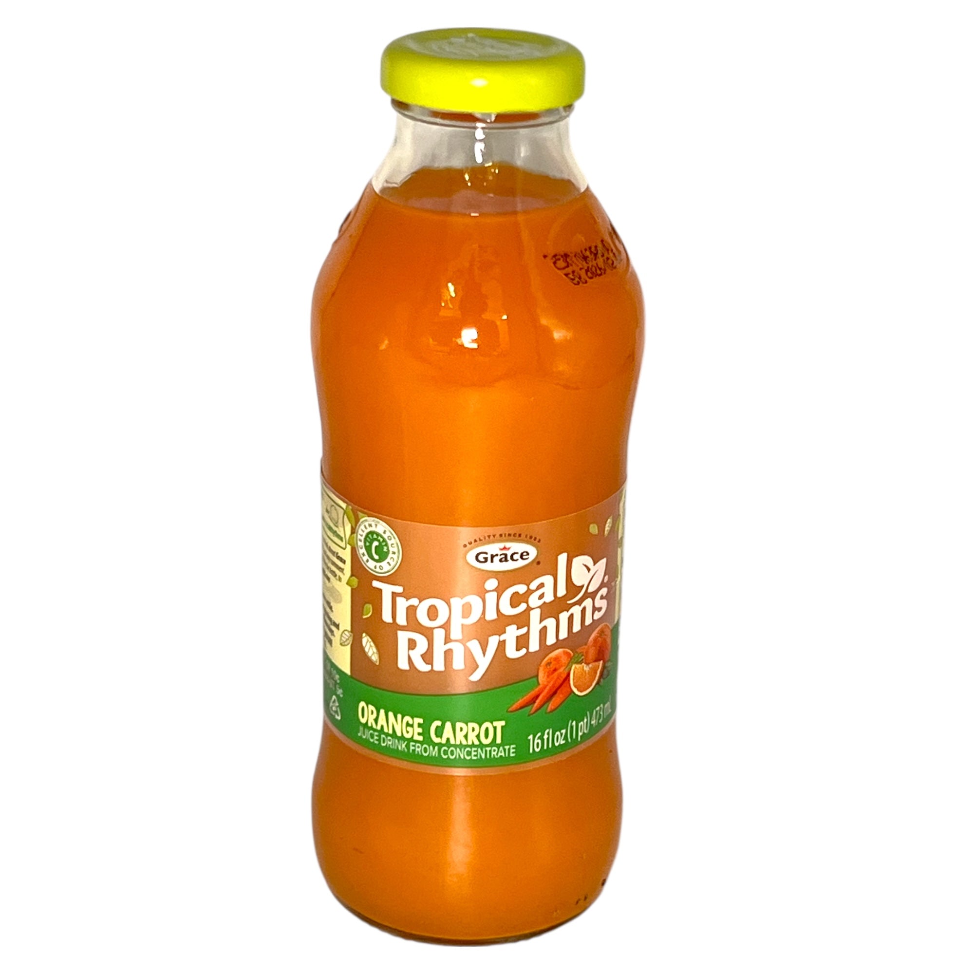Grace Tropical Rhythms Orange Carrot 16 Fl Oz.