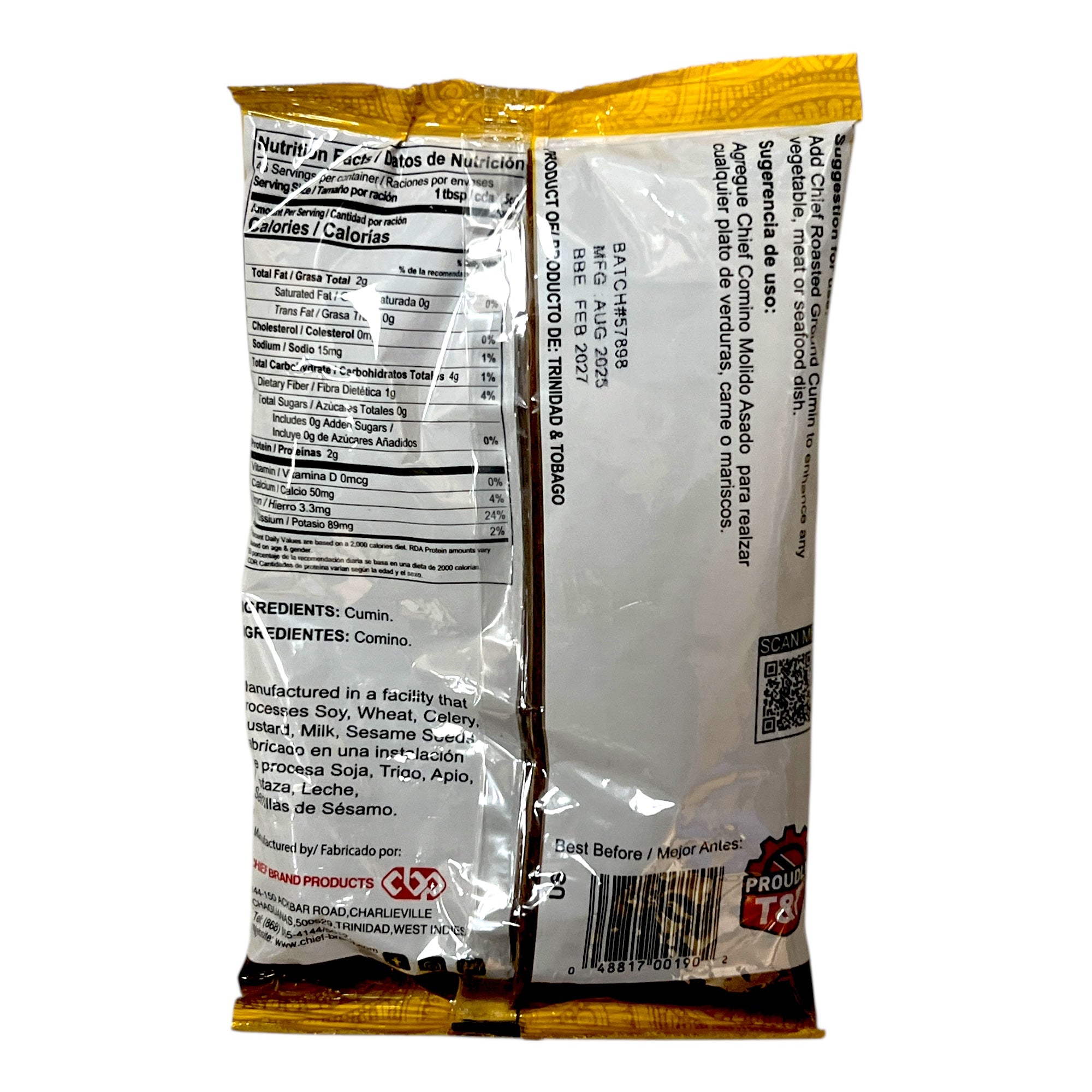 Chief Grounded Roasted Geera 230 G (8 OZ)