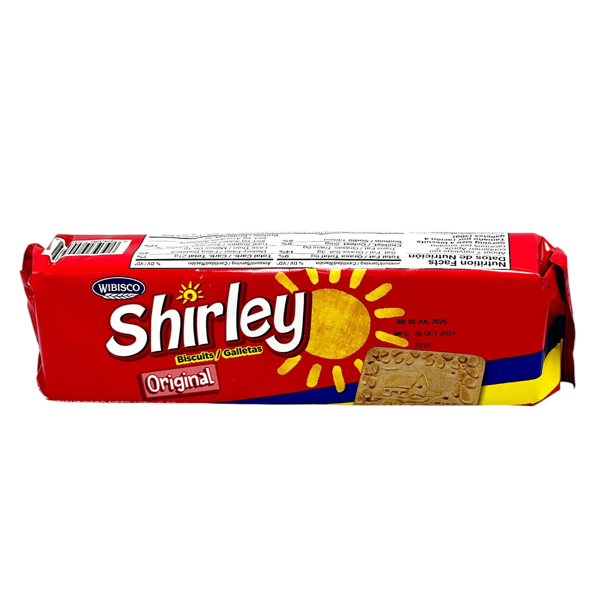 Wibisco Shirley Biscuits Original 6.88 Oz