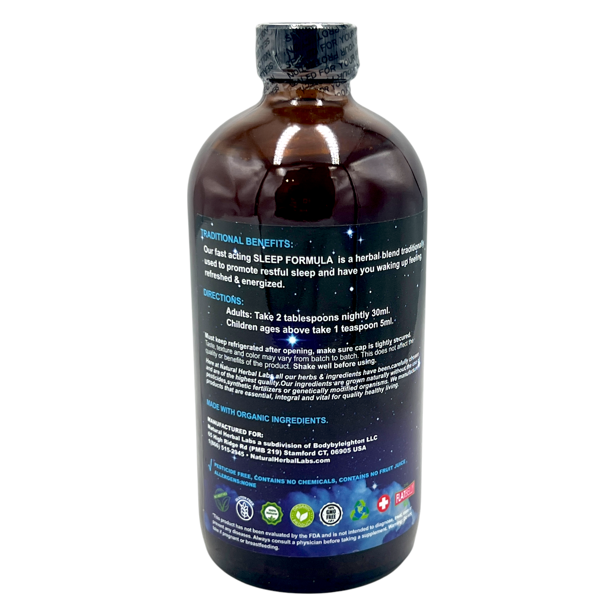 Natural Herbal Labs The Sleep Formula 16 Fl Oz