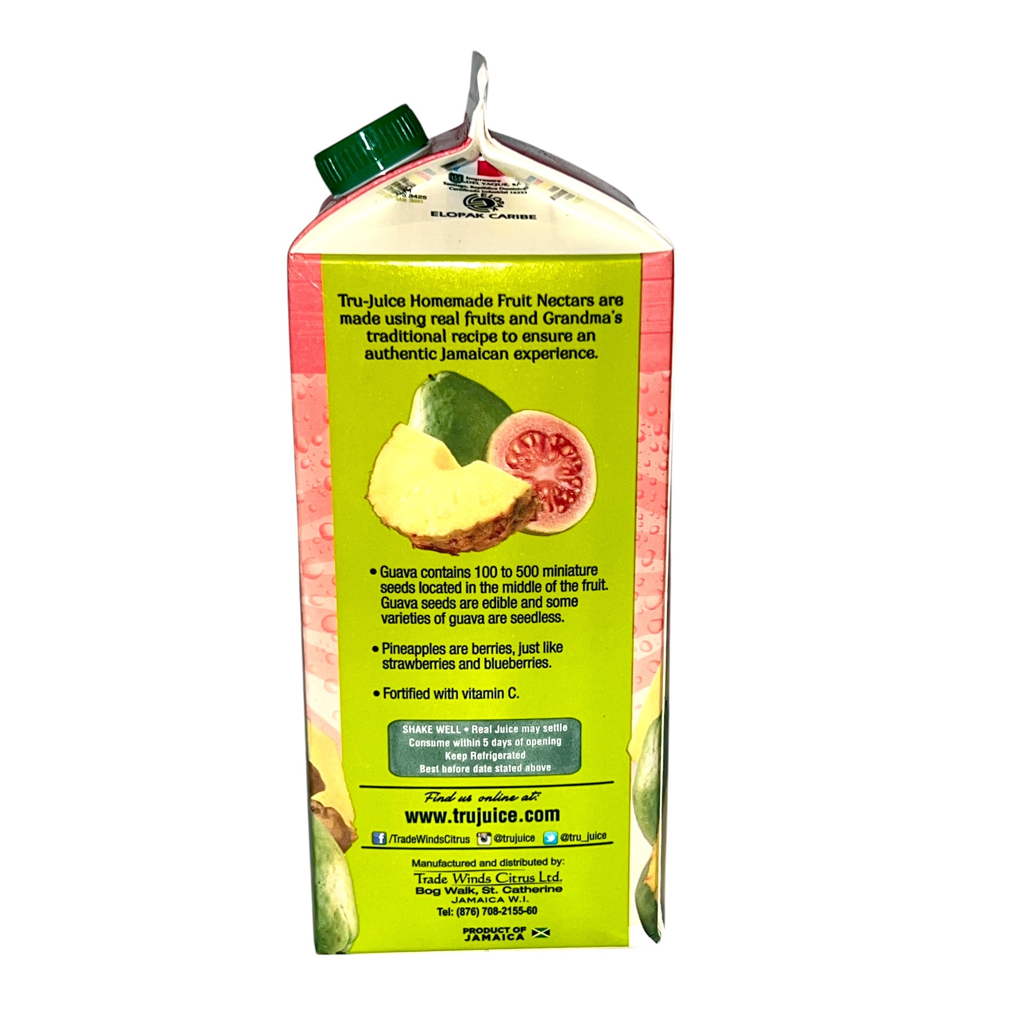 Tru Juice Guava Pineapple 59 Oz (1.75 L)