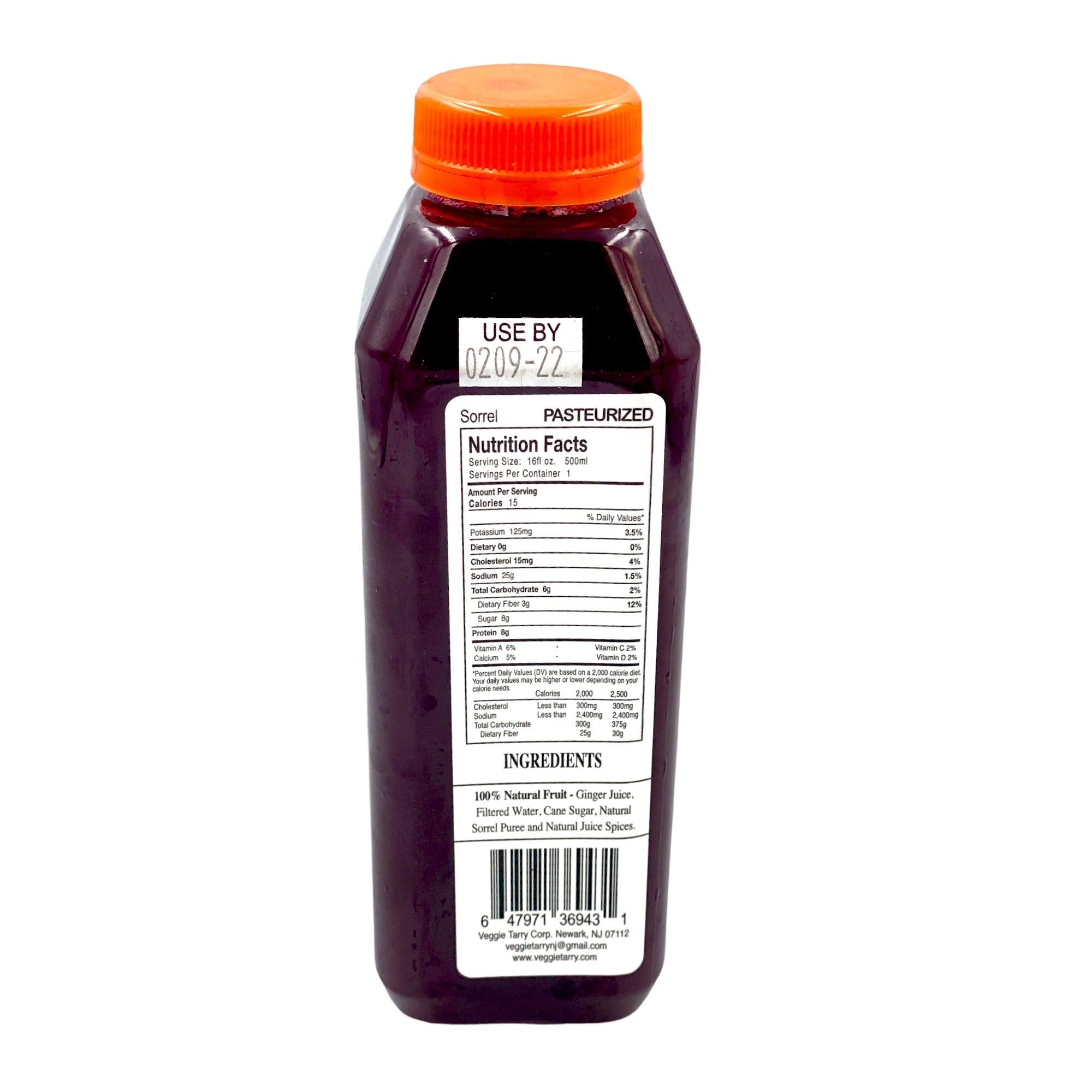 VEGGIE-TARRY SORREL PUNCH 16 FL OZ