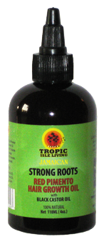 TROPIC ISLE RED PIMENTO HAIR GROWTH OIL 4 OZ 

TROPIC ISLE RED PIMENTO HAIR GROWTH OIL 4 OZ: available at Sam's Caribbean Marketplace, the Caribbean Superstore for the widest variety of Caribbean food, CDs, DVDs, and Jamaican Black Castor Oil (JBCO). 
