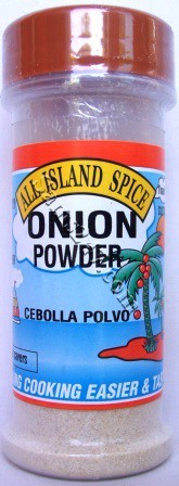 ALL ISLAND ONION POWDER 

ALL ISLAND ONION POWDER: available at Sam's Caribbean Marketplace, the Caribbean Superstore for the widest variety of Caribbean food, CDs, DVDs, and Jamaican Black Castor Oil (JBCO). 