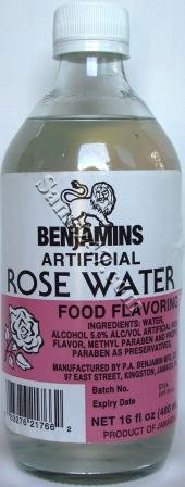 BENJAMINS ROSE WATER 16 OZ. 

BENJAMINS ROSE WATER 16 OZ.: available at Sam's Caribbean Marketplace, the Caribbean Superstore for the widest variety of Caribbean food, CDs, DVDs, and Jamaican Black Castor Oil (JBCO). 