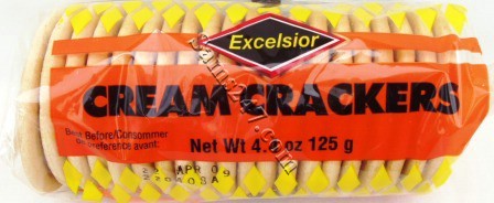 EXCELSIOR CREAM CRACKERS 4.4OZ 

EXCELSIOR CREAM CRACKERS 4.4OZ: available at Sam's Caribbean Marketplace, the Caribbean Superstore for the widest variety of Caribbean food, CDs, DVDs, and Jamaican Black Castor Oil (JBCO). 