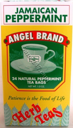ANGEL BRAND PEPPERMINT TEA-BAGS 

ANGEL BRAND PEPPERMINT TEA-BAGS: available at Sam's Caribbean Marketplace, the Caribbean Superstore for the widest variety of Caribbean food, CDs, DVDs, and Jamaican Black Castor Oil (JBCO). 