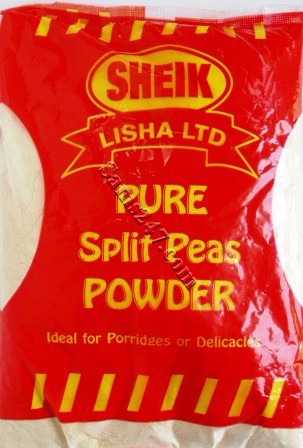 SHEIK PURE SPLIT PEAS POWDER 

SHEIK PURE SPLIT PEAS POWDER: available at Sam's Caribbean Marketplace, the Caribbean Superstore for the widest variety of Caribbean food, CDs, DVDs, and Jamaican Black Castor Oil (JBCO). 