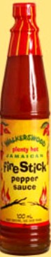 WALKERSWOOD FIRE STICK PEPPER SAUCE 6 OZ. 

WALKERSWOOD FIRE STICK PEPPER SAUCE 6 OZ.: available at Sam's Caribbean Marketplace, the Caribbean Superstore for the widest variety of Caribbean food, CDs, DVDs, and Jamaican Black Castor Oil (JBCO). 