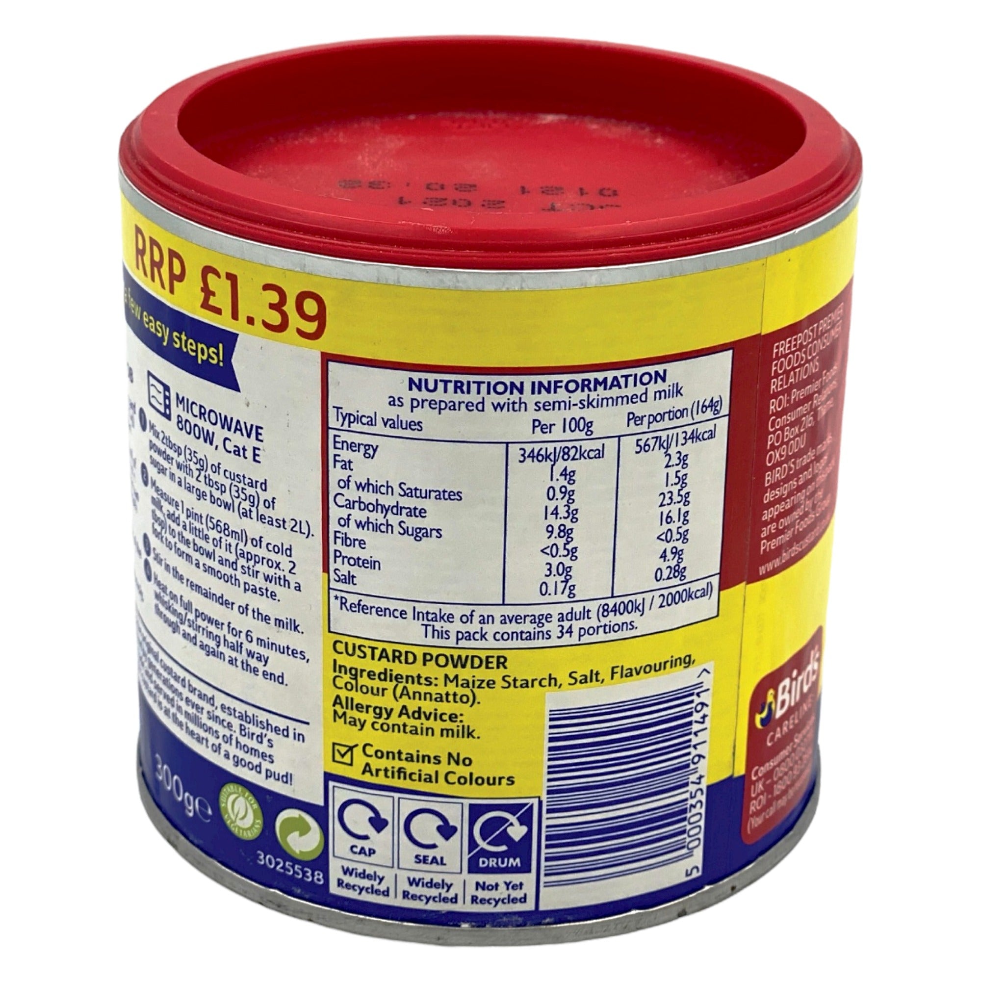 BIRD'S CUSTARD POWDER 300G