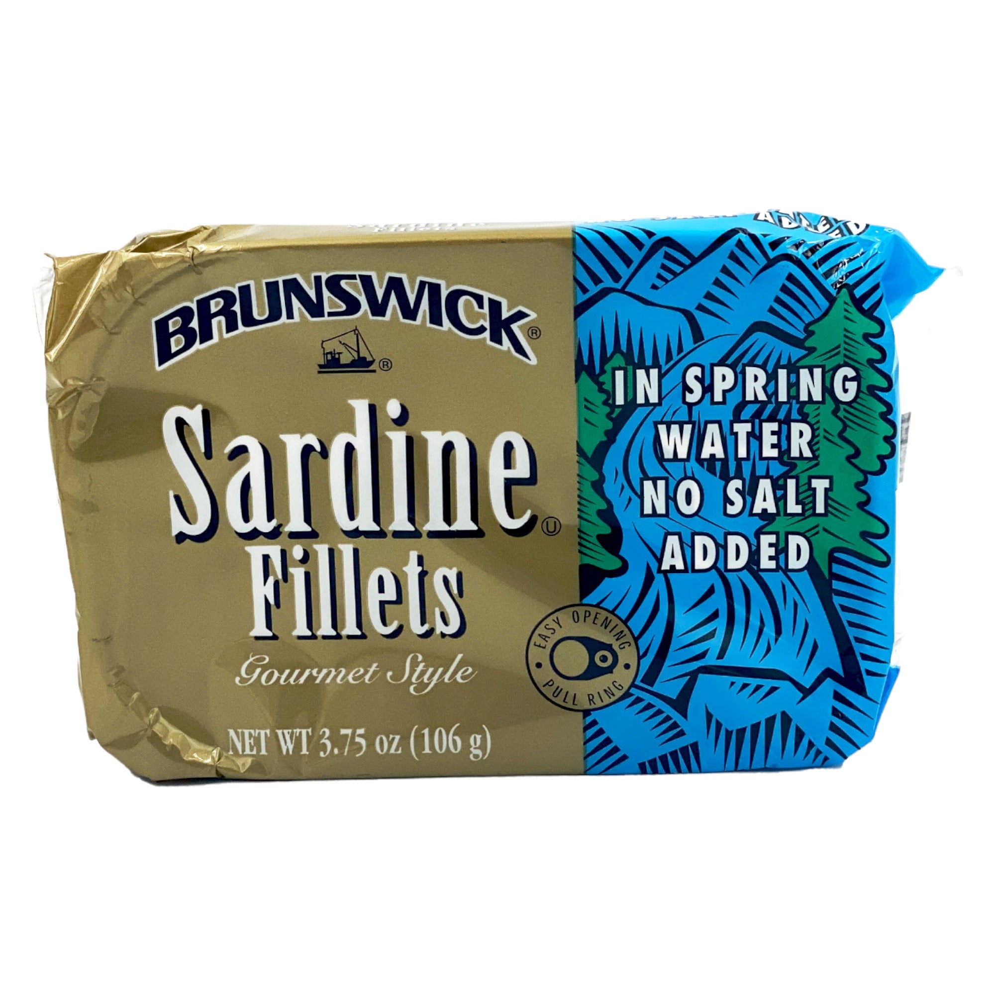 BRUNSWICK SARDINE IN SPRING WATER 3.75OZ (106G)