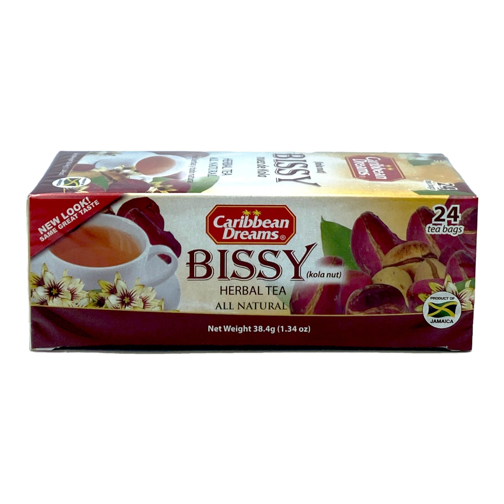 CARIBBEAN DREAMS BISSY (KOLA NUT) TEA 24 TEA BAGS - 4.8G (1.69OZ)