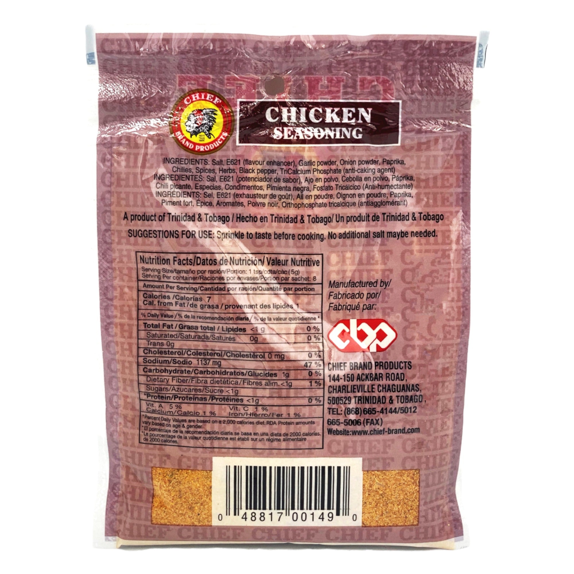 CHIEF CHICKEN SEASONING 40G