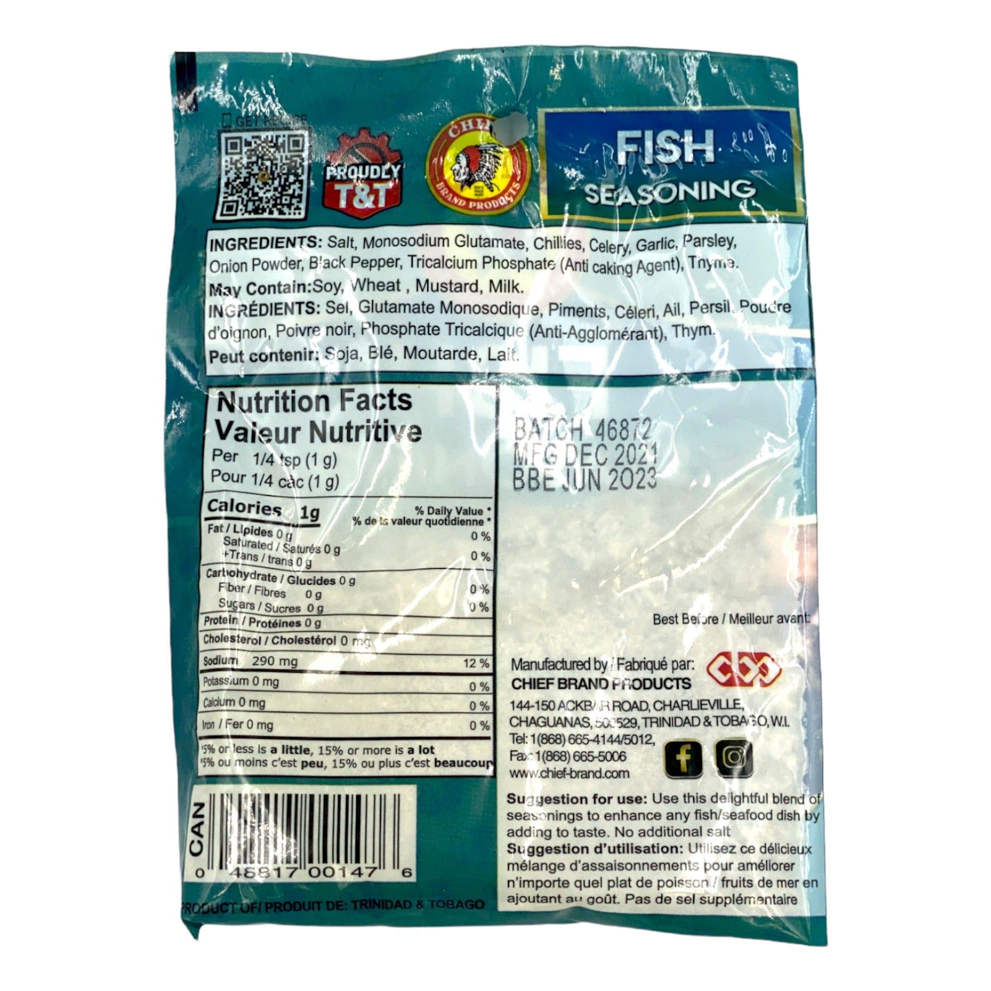 CHIEF FISH SEASONING 40 G