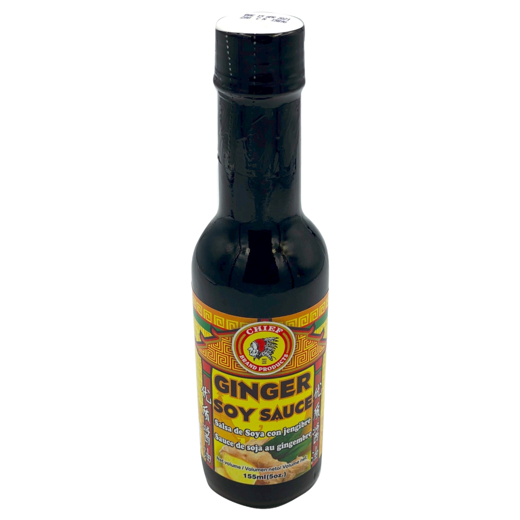 CHIEF GINGER SOY SAUCE 5 OZ.