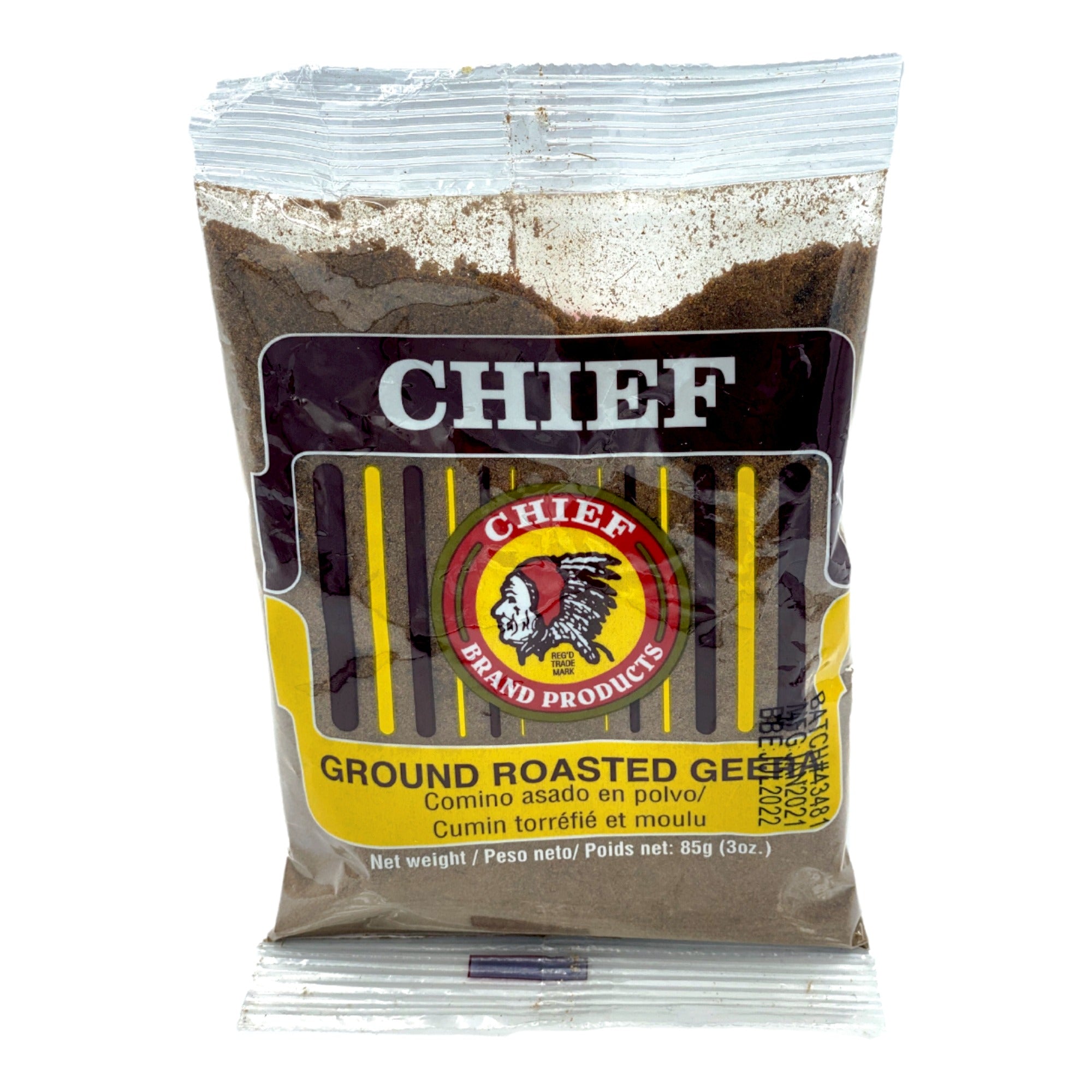 CHIEF GROUNDED ROASTED GEERA 85G (3OZ)