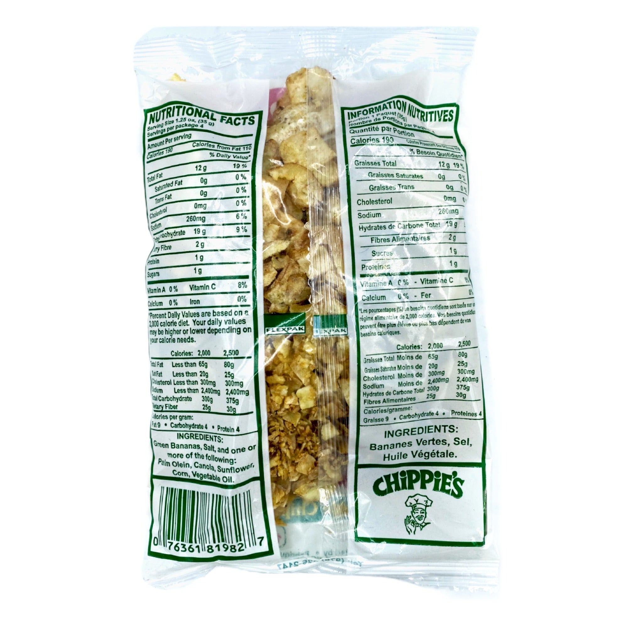 CHIPPIES BANANA CHIPS 5 OZ