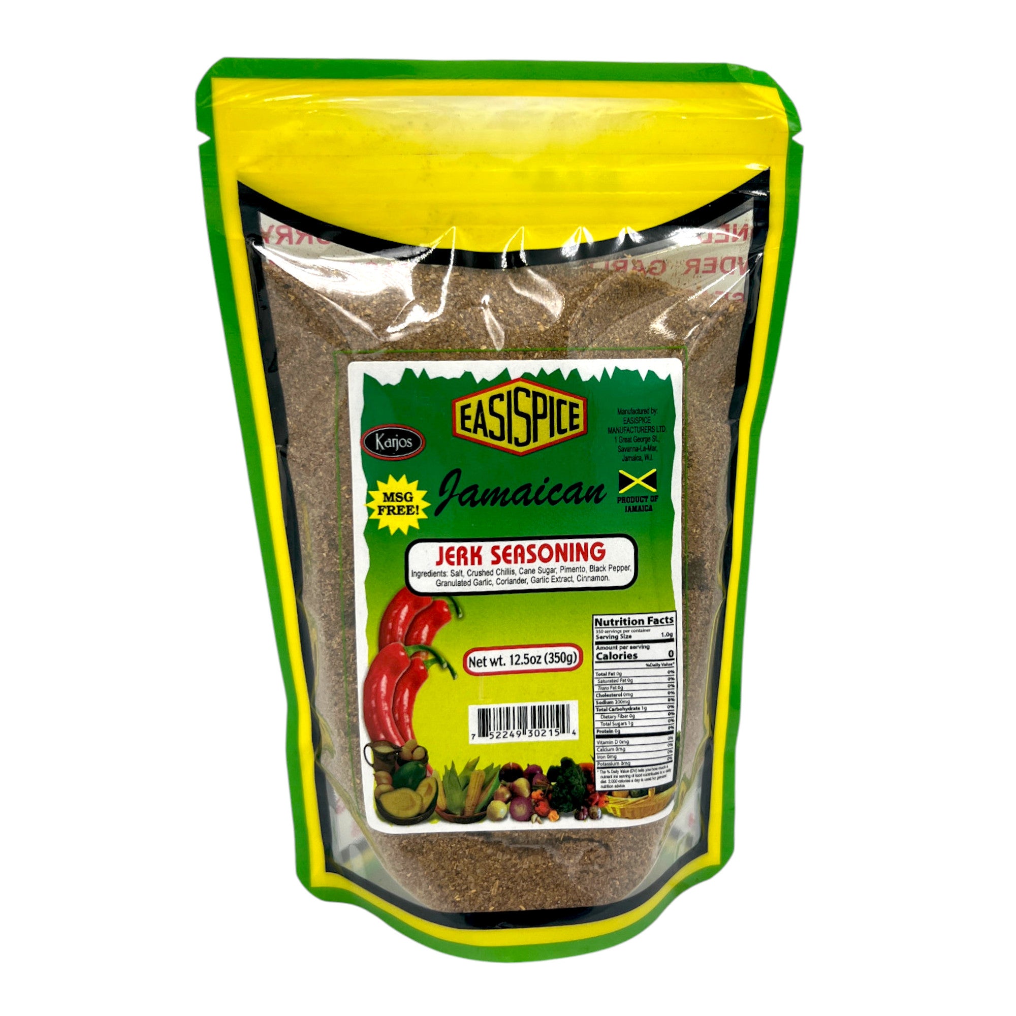 Easispice Jerk Seasoning 12.5 Oz.