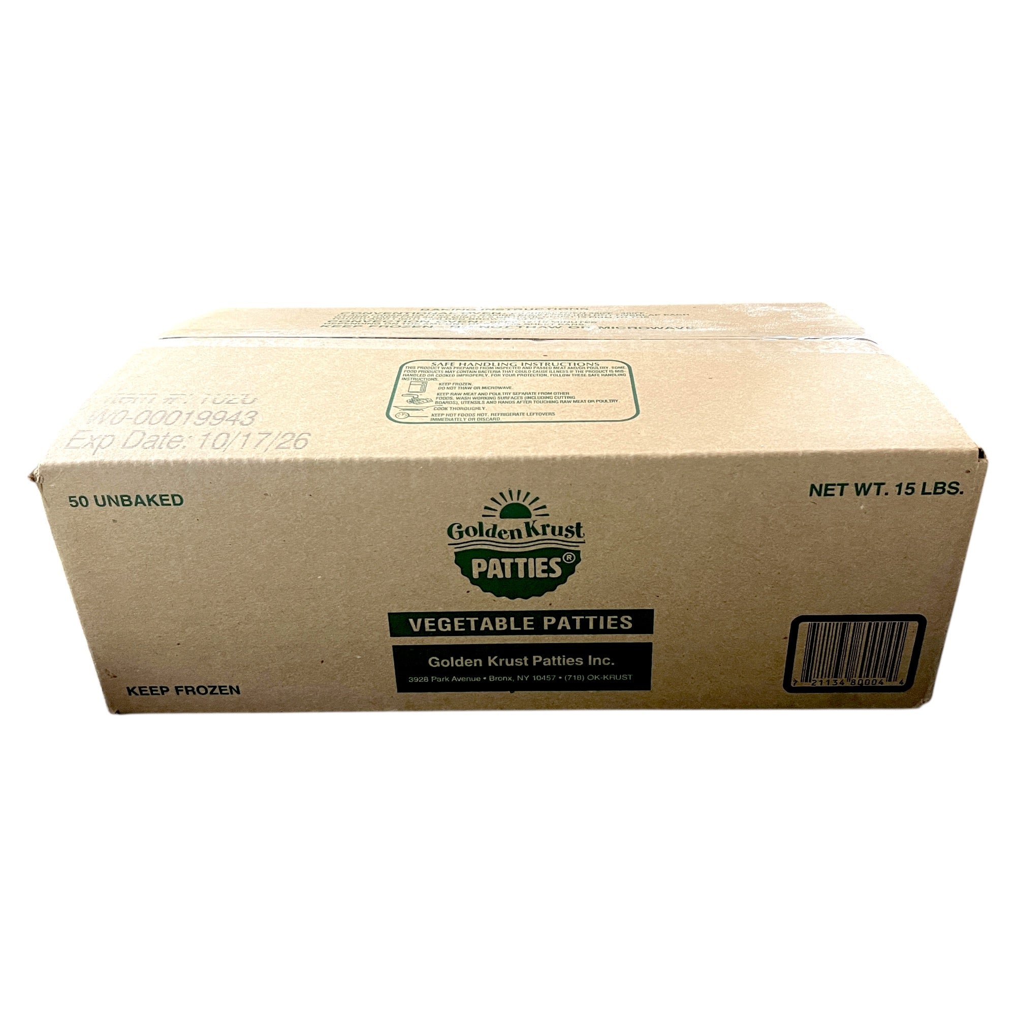 Golden Krust Bakery Patty - Wholesale