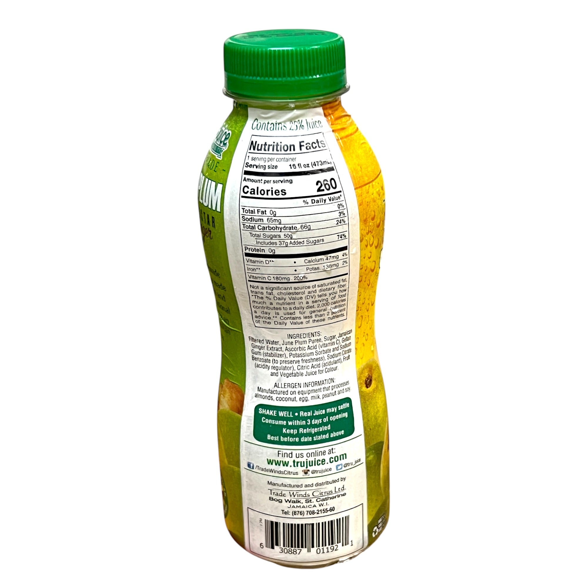 Tru-Juice June Plum 16 Oz.