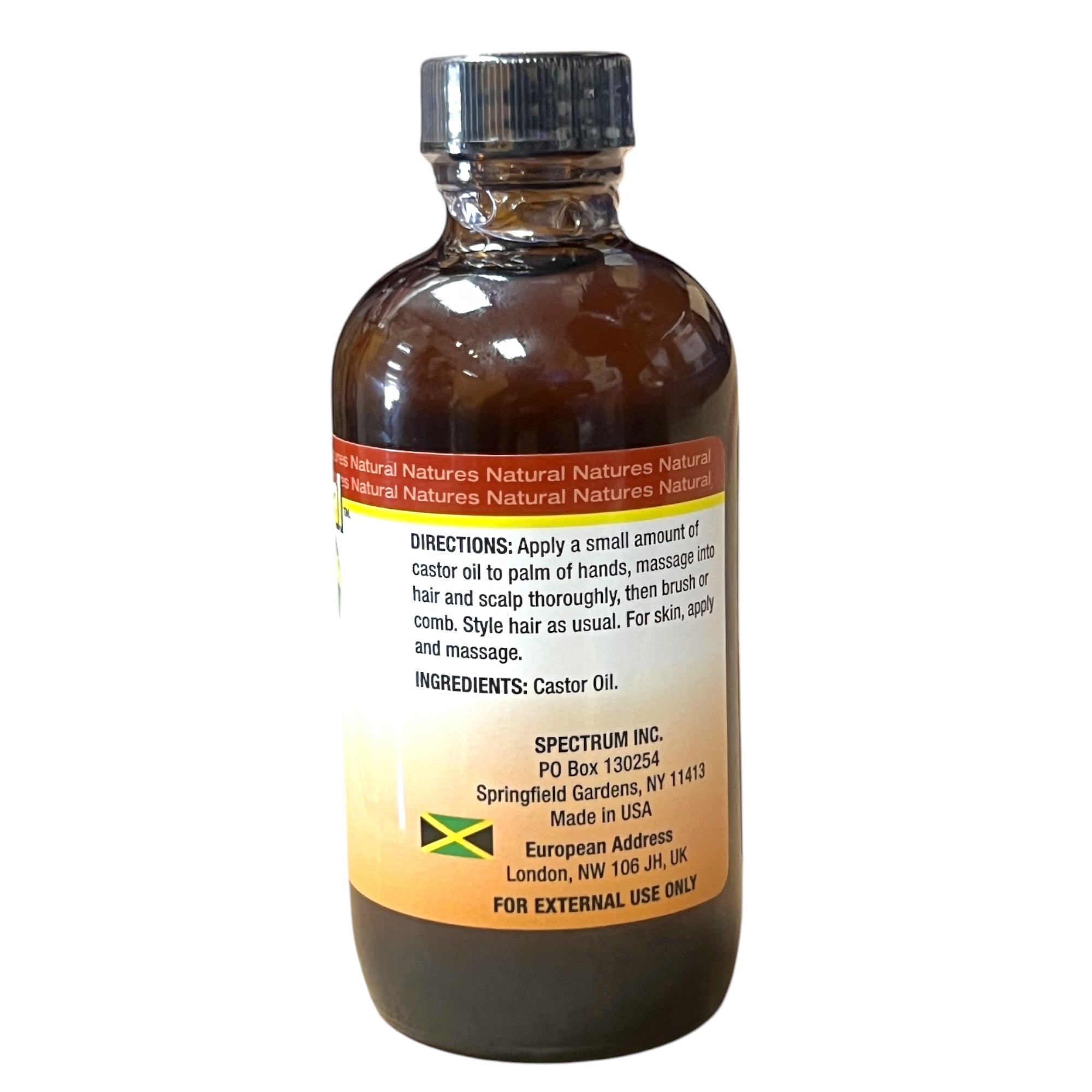 Natures Natural Jamaican Black Castor Oil 4 Fl Oz