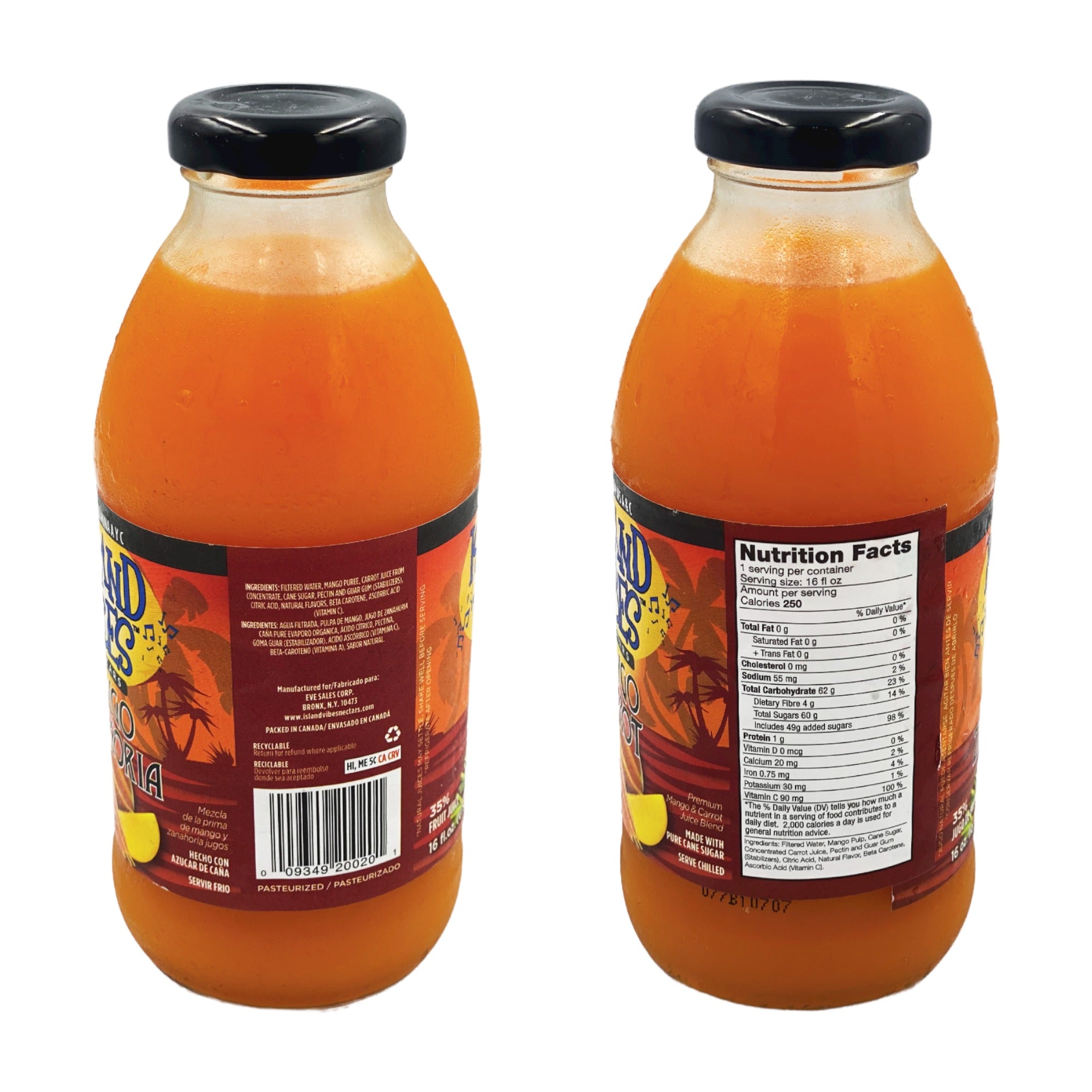 ISLAND VIBES MANGO CARROT 16 FL OZ