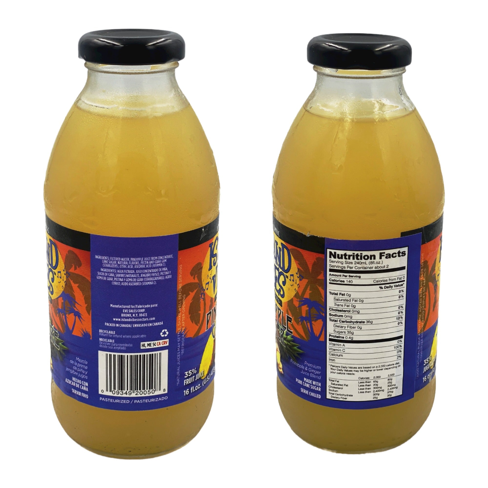 ISLAND VIBES PINEGINGER 16 FL OZ