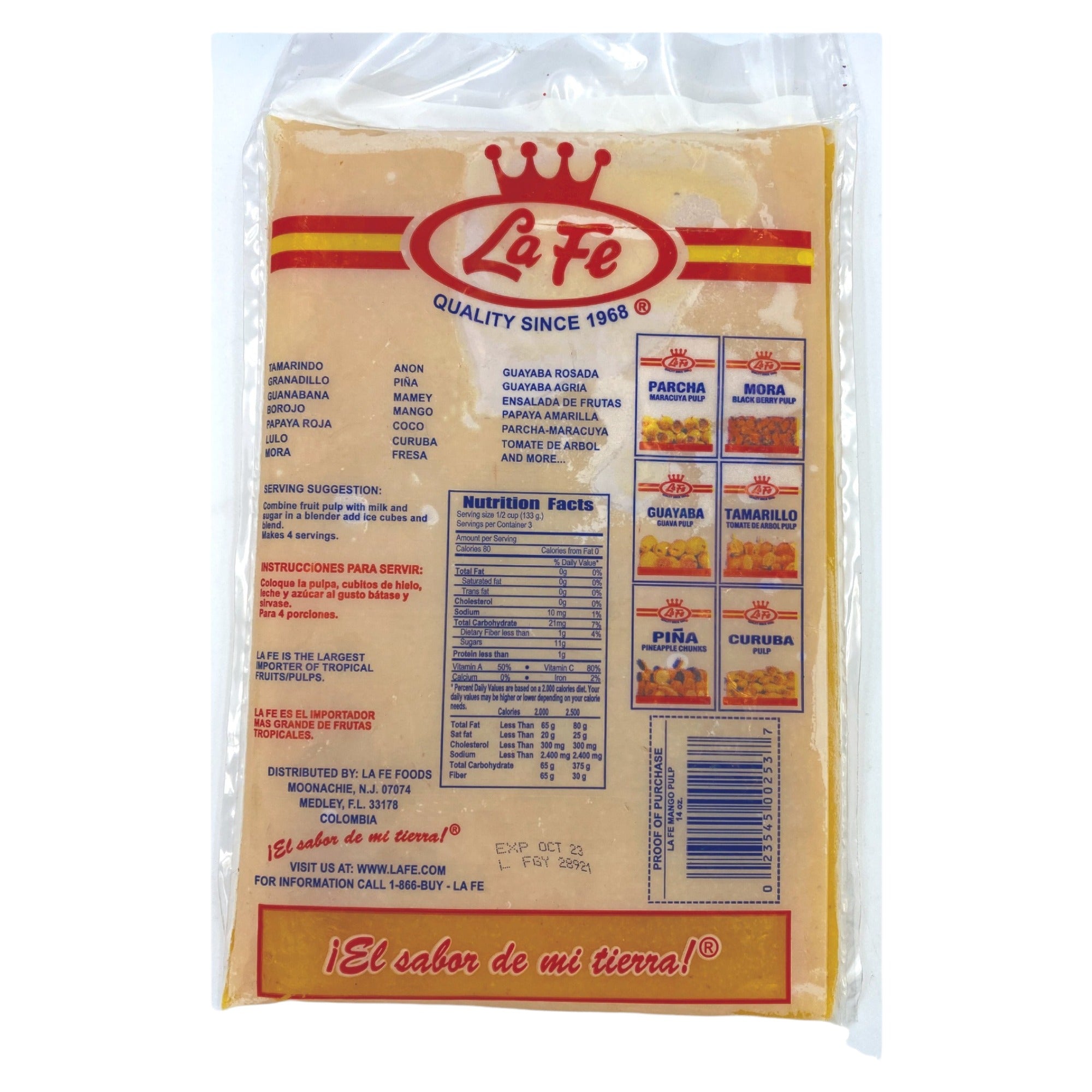 LA FE PAPAYA CHUNKS 14OZ