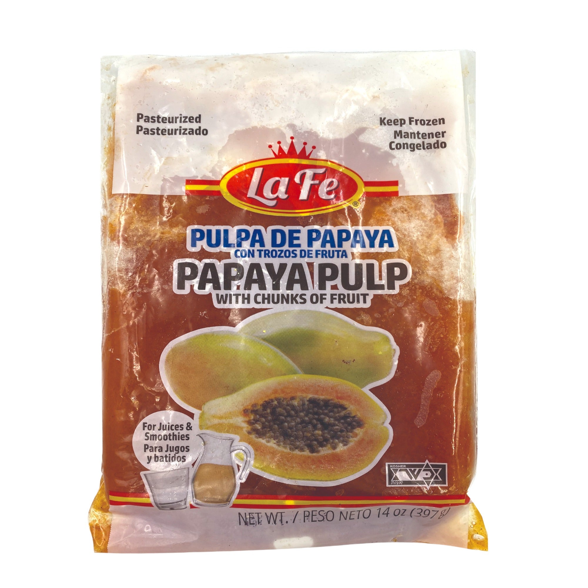 LA FE PAPAYA CHUNKS 14OZ