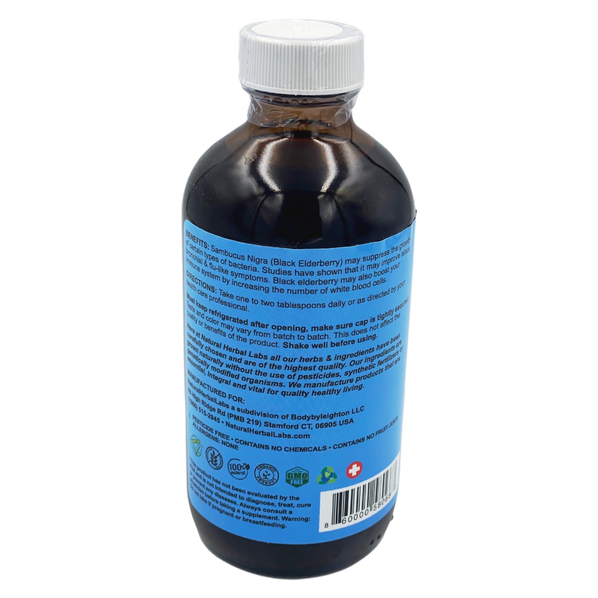 LIQUID ELDERBERRY BLEND 8 FL OZ.