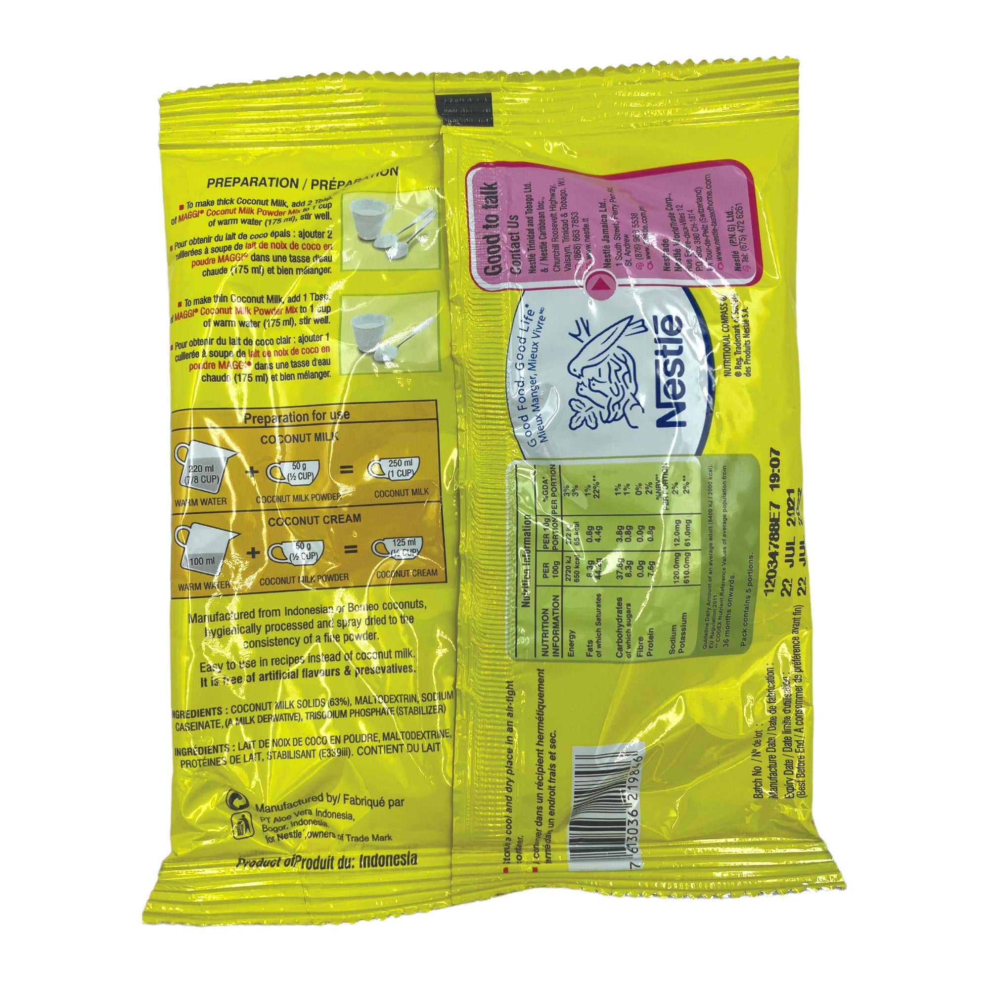 MAGGI COCONUT MILK POWDER MIX 50 G