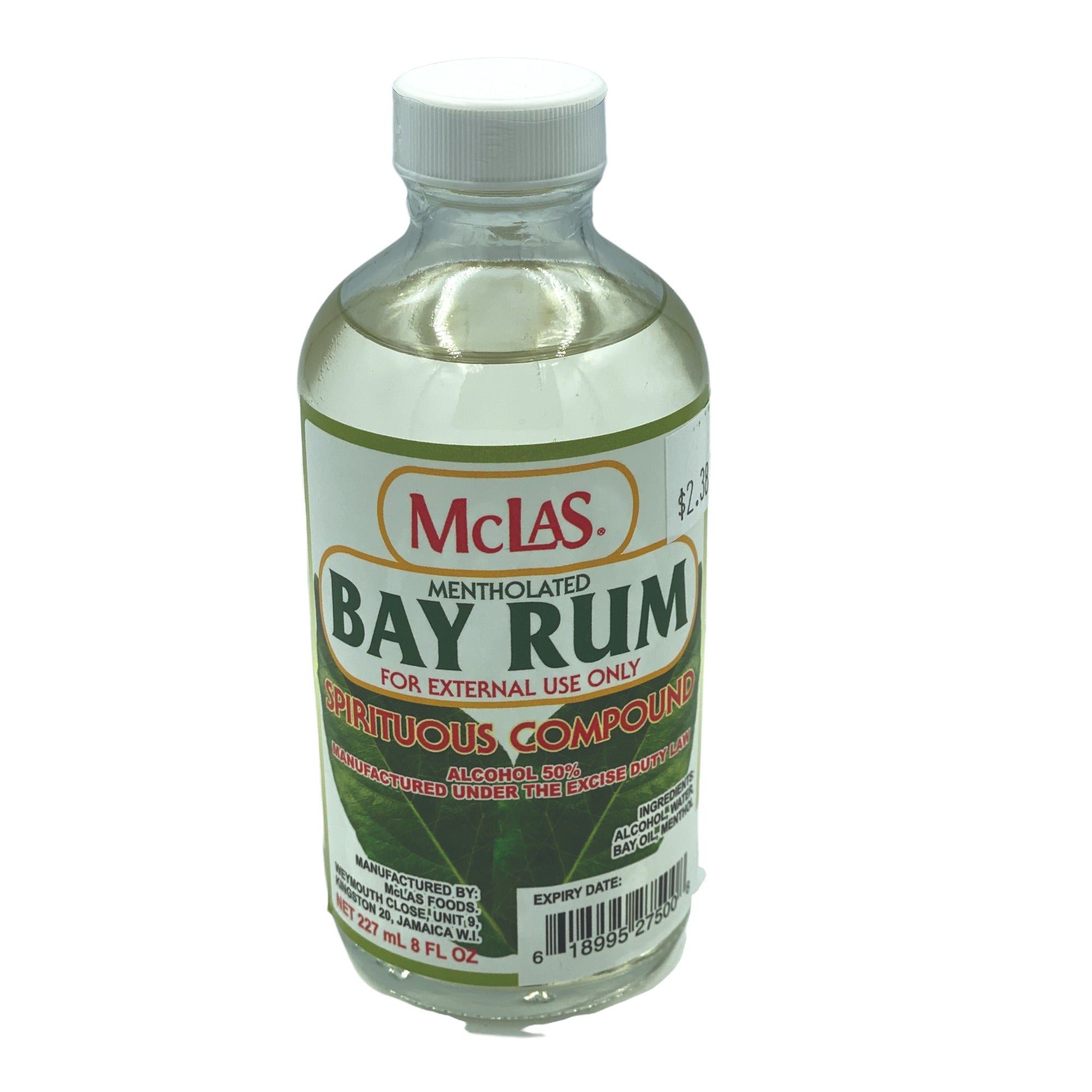 MCLAS BAY RUM 8 OZ