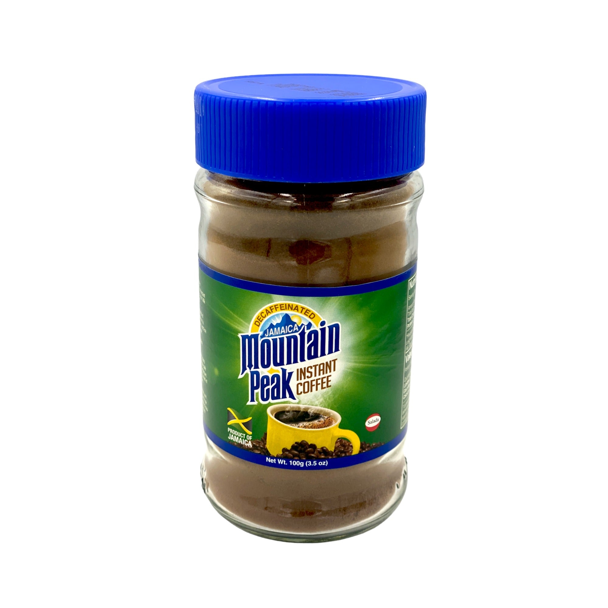 MOUNTAIN PEAK DECAFFEINATED INSTANT COFFEE 3.5 OZ