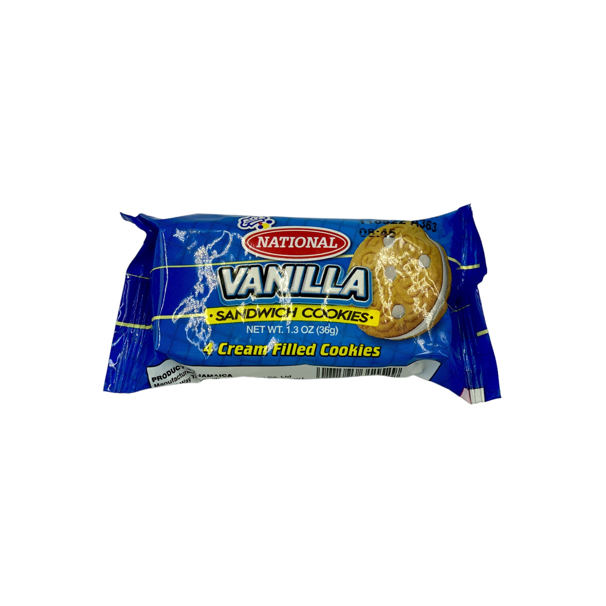 NATIONAL VANILLA SANDWICH COOKIES (4 IN A PACK) 1.3 OZ (36 G)