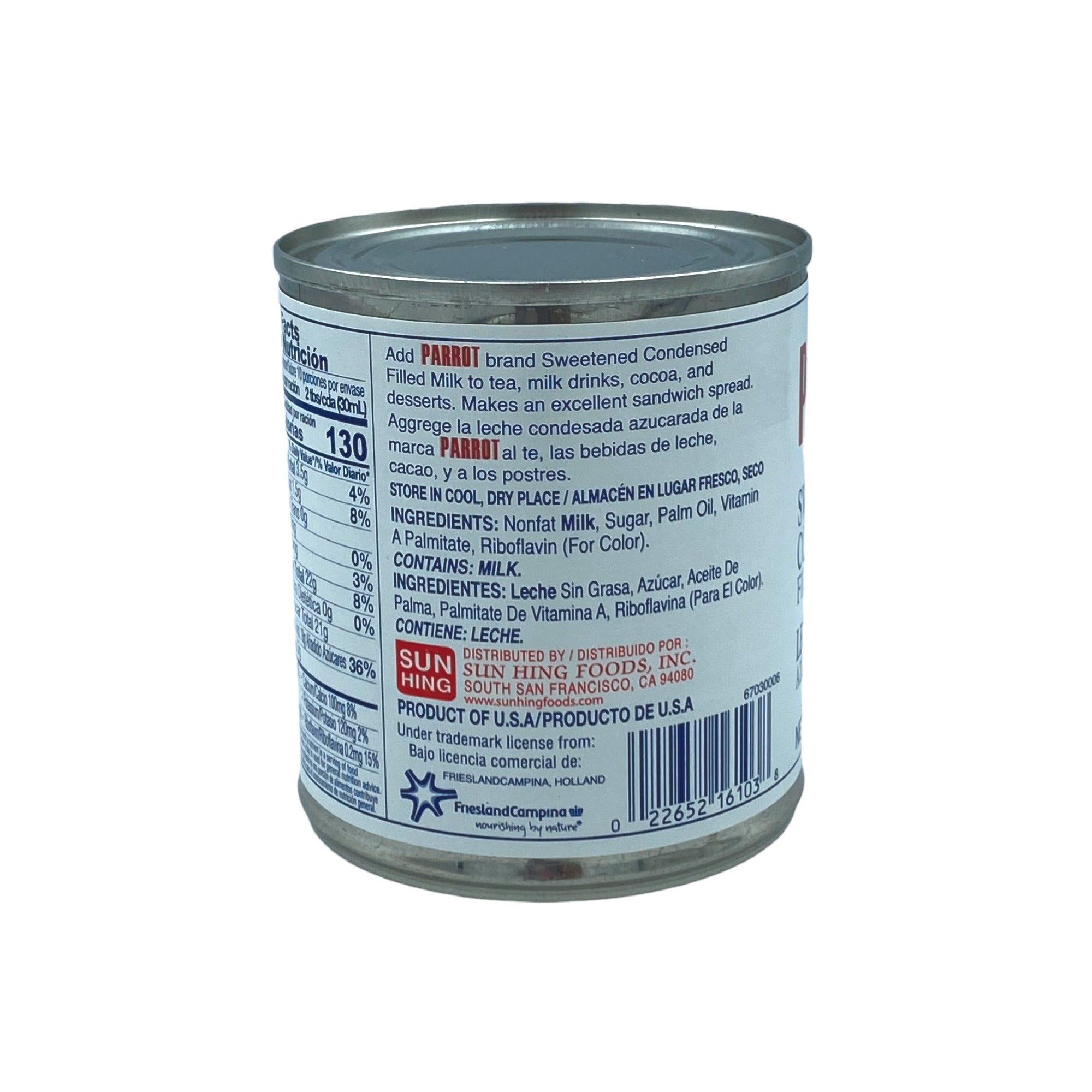 PARROT CONDENSED MILK 14 OZ