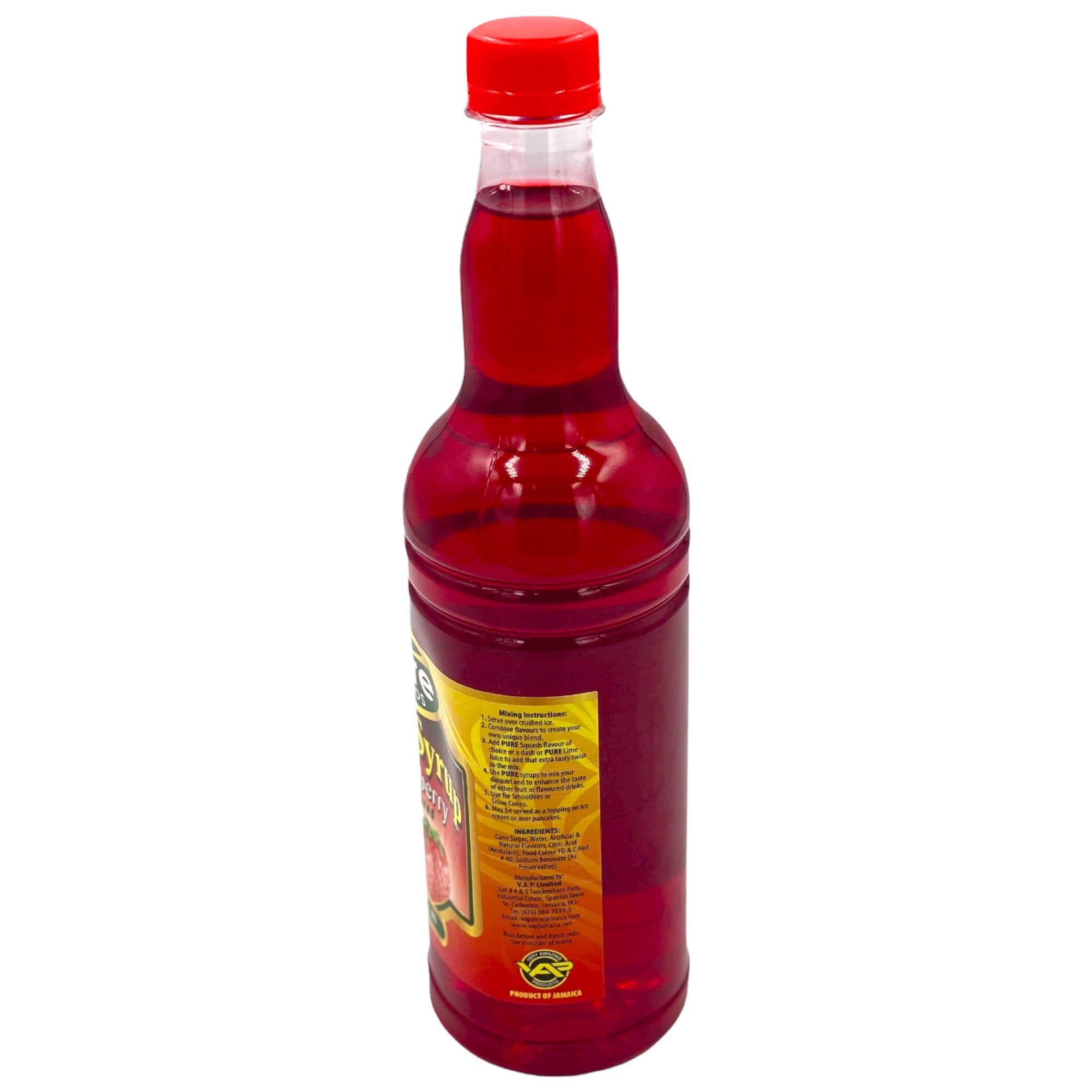 PURE STRAWBERRY SYRUP 1 LTR.