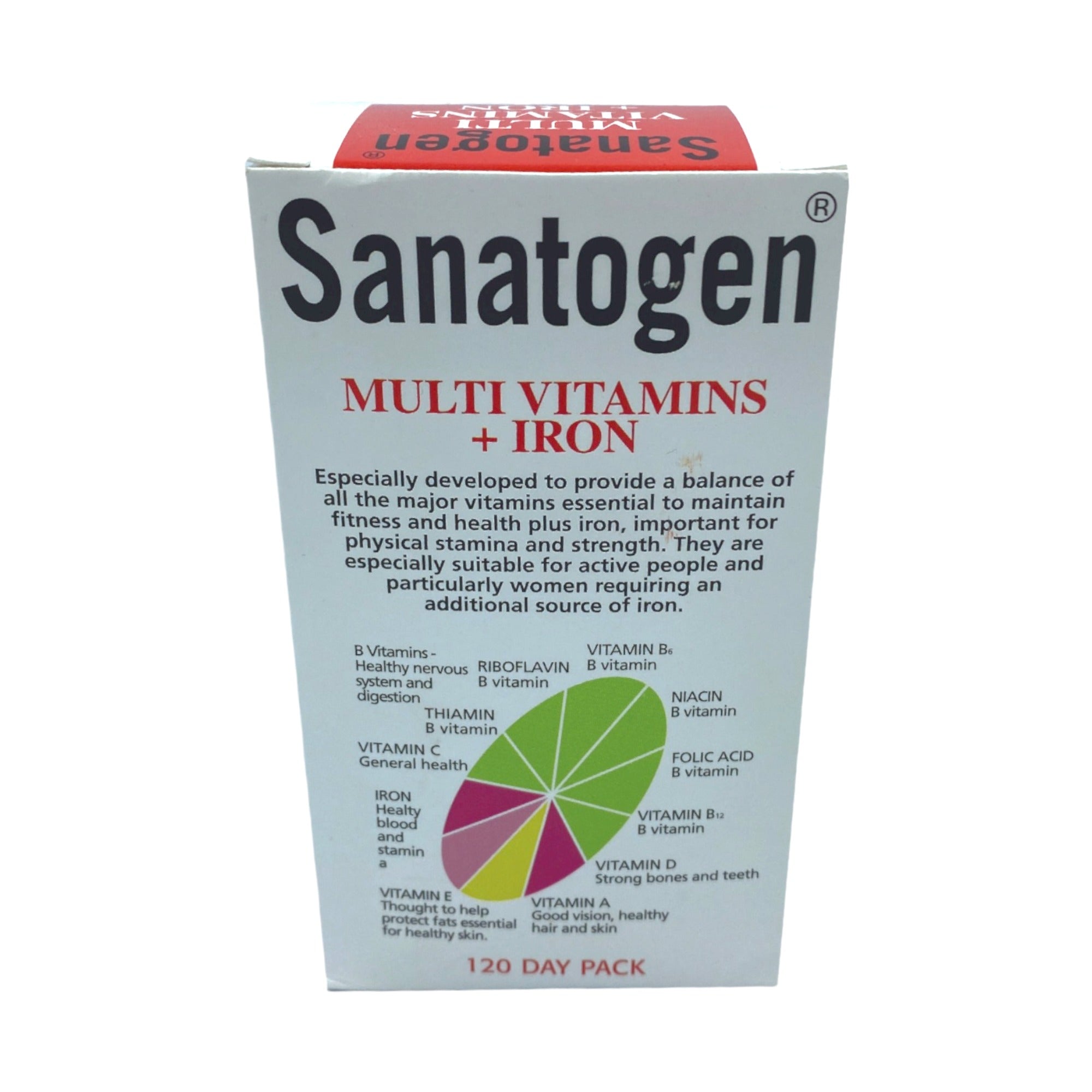 SANATOGEN MULTI VITA & IRON 120 TABLETS